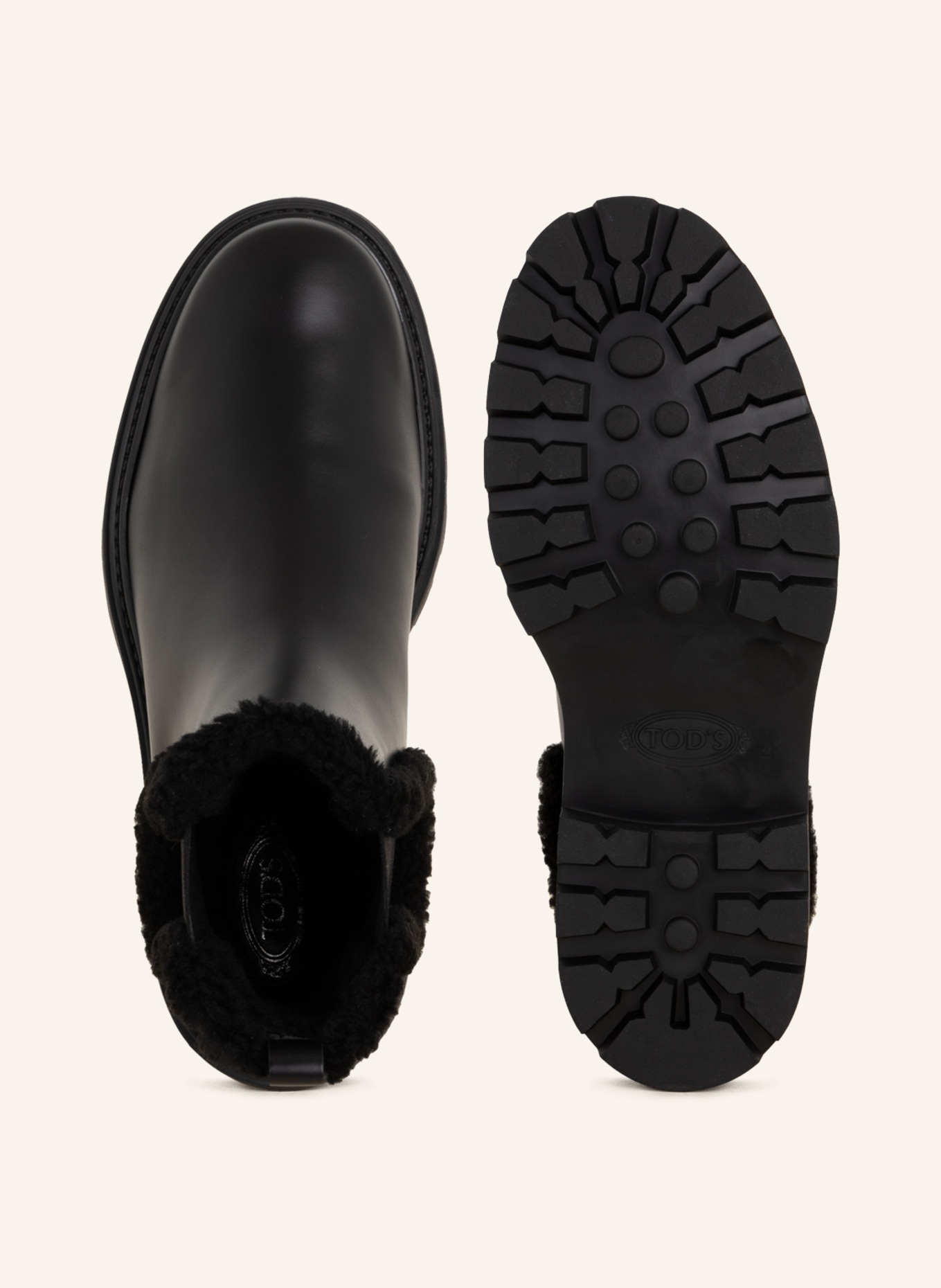 TOD'S  boots GOMMA, Color: BLACK (Image 5)