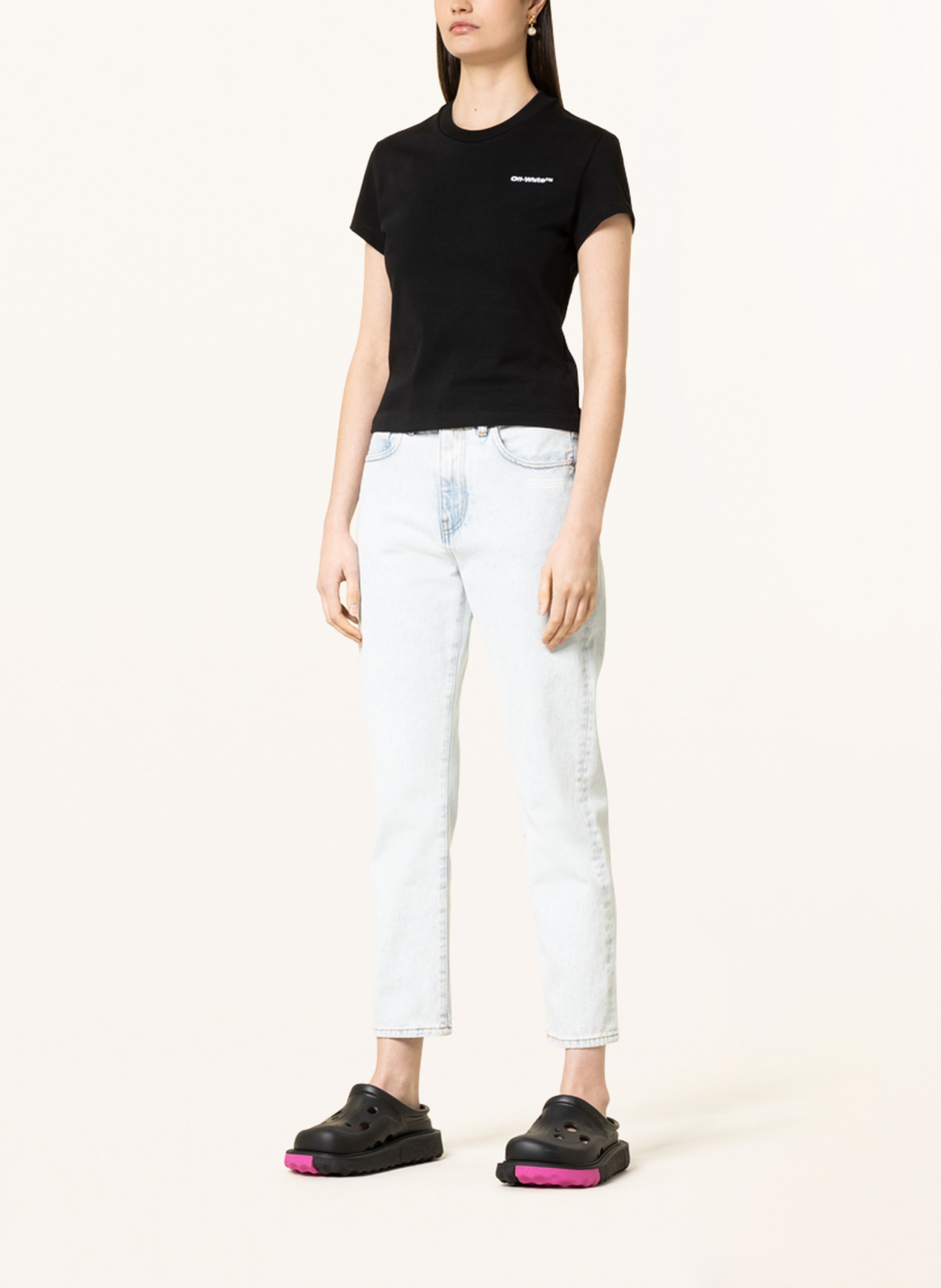 Off-White T-shirt, Color: BLACK (Image 2)