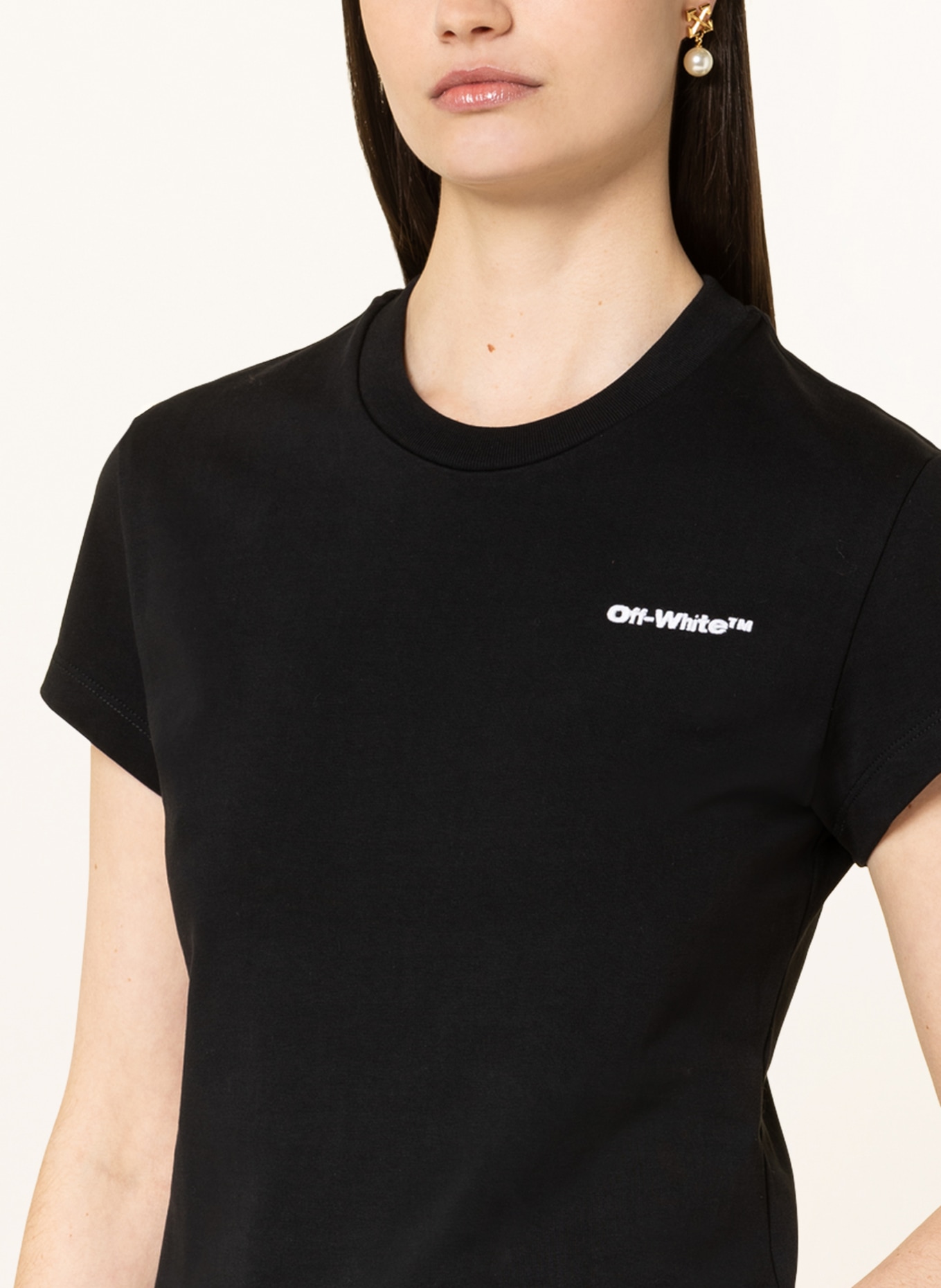 Off-White T-shirt, Color: BLACK (Image 4)