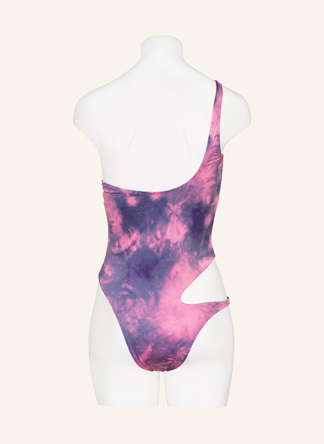 Off-White One-shoulder swimsuit, Color: PINK/ PURPLE (Image 3)