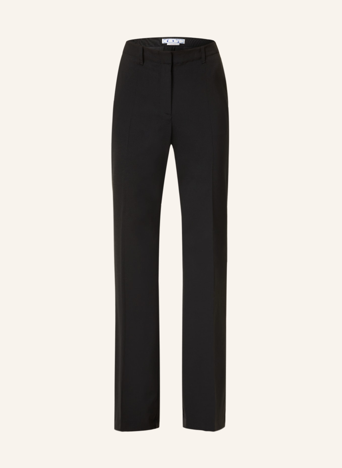 Off-White Wide leg trousers, Color: BLACK (Image 1)