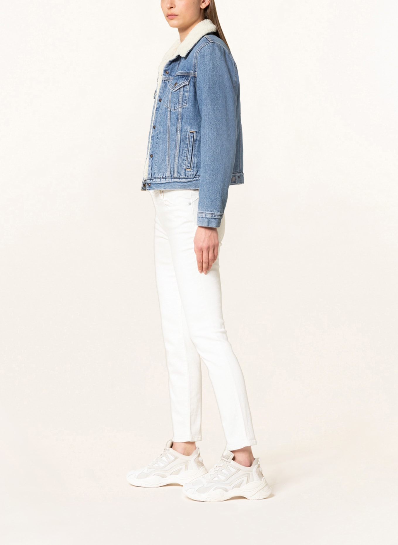 mavi Skinny Jeans SOPHIE, Farbe: ECRU (Bild 4)