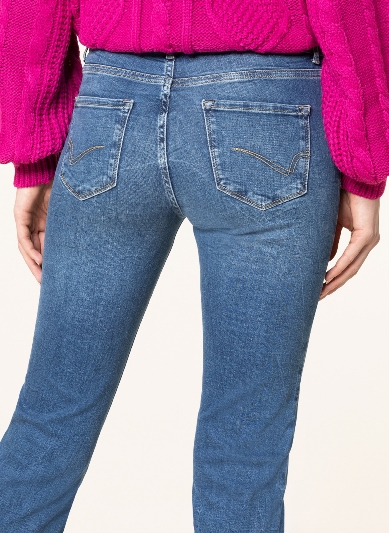 ONLY Staight Jeans ONLALICIA, Farbe: MEDIUM BLUE DENIM (Bild 5)