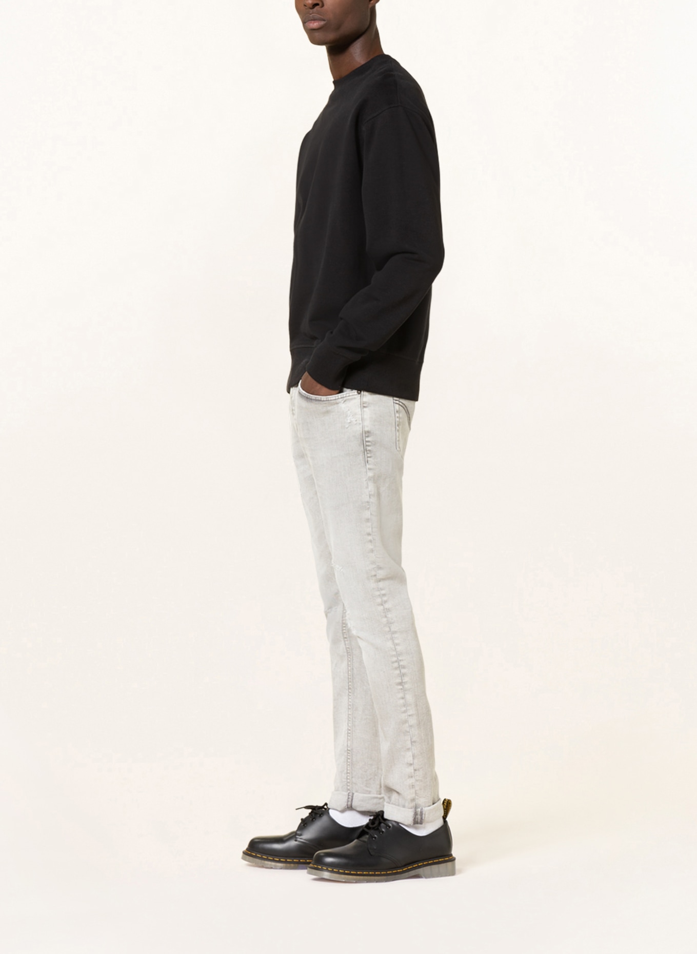 Dondup Jeans GEORGE Skinny Fit , Farbe: 900 Light Grey (Bild 4)
