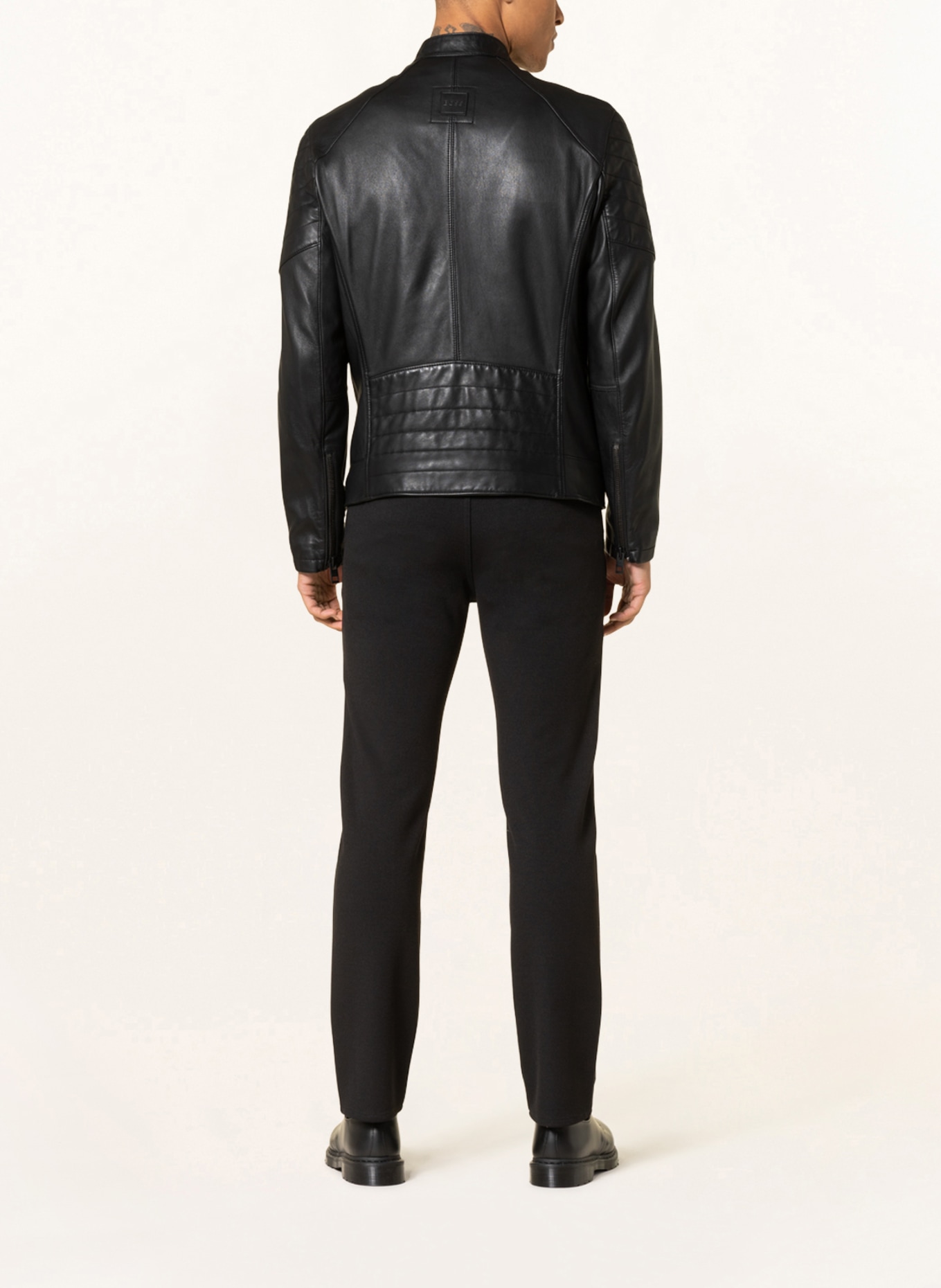 Hugo boss biker jacket mens Outlet