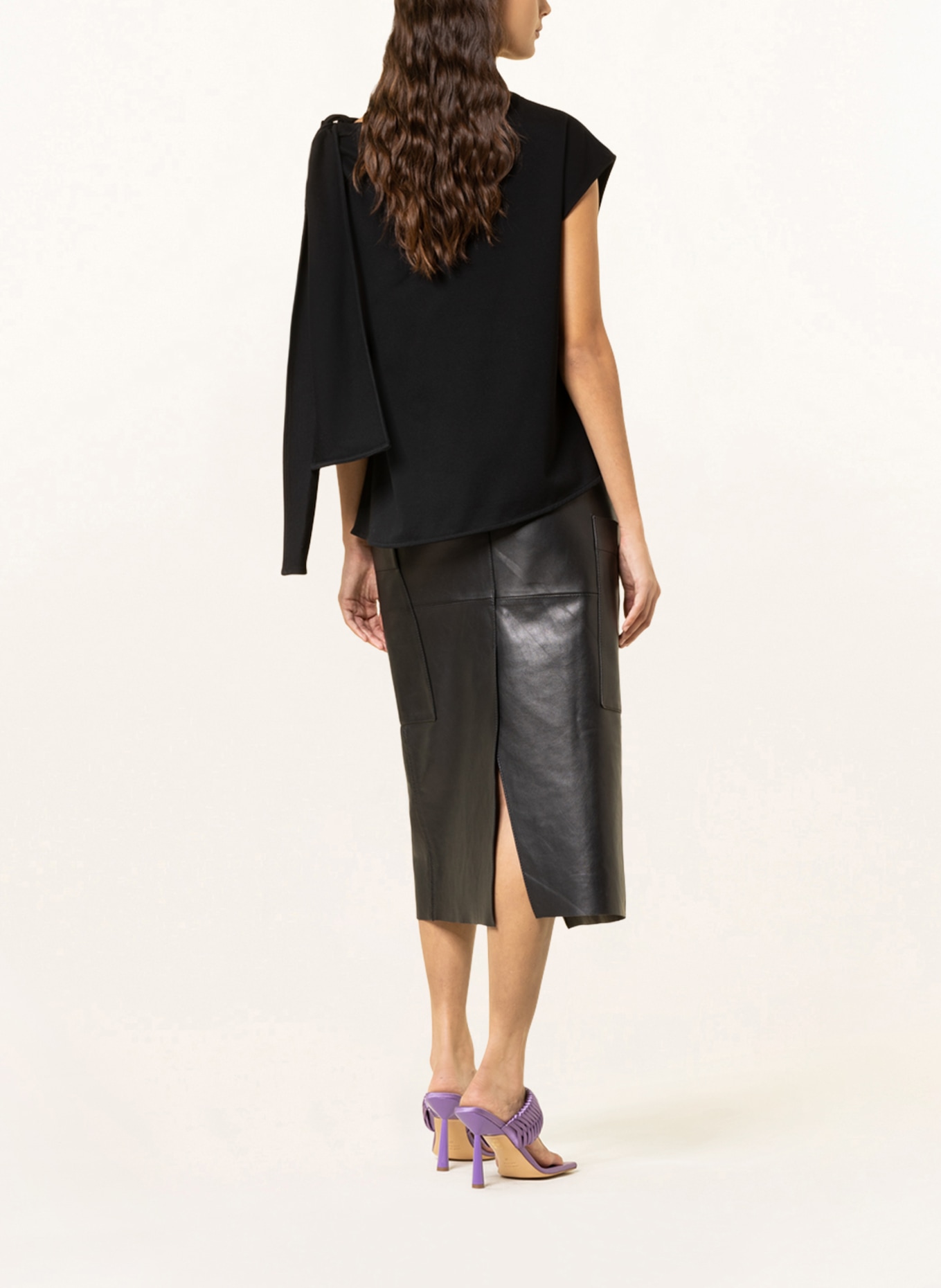 JW ANDERSON Top with cut-out, Color: BLACK (Image 3)