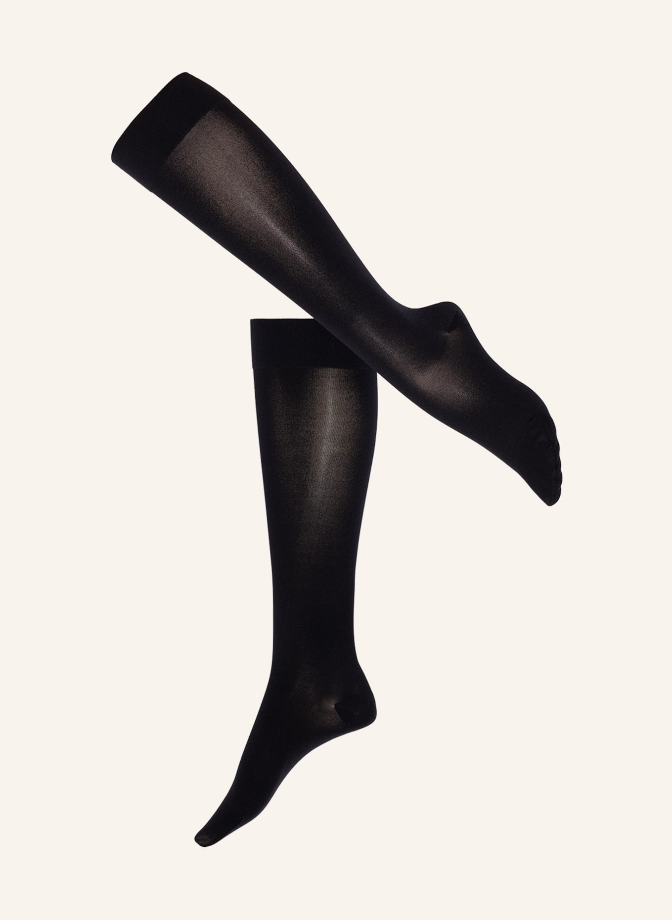 ITEM m6 Fine knee high stockings SOFT TOUCH 50, Color: 301 Black (Image 1)