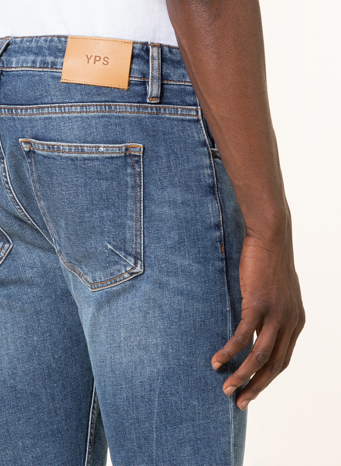 YOUNG POETS Jeans MORTEN Slim Fit, Farbe: 590 VINTAGE MID BLUE (Bild 5)