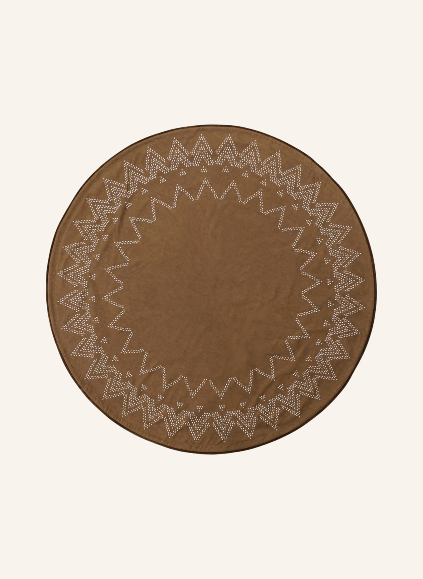 house doctor Rug, Color: BROWN/ WHITE (Image 1)