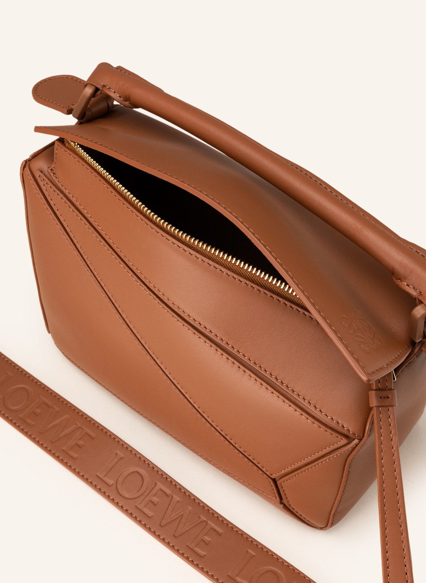 LOEWE Handbag PUZZLE SMALL, Color: BROWN (Image 3)
