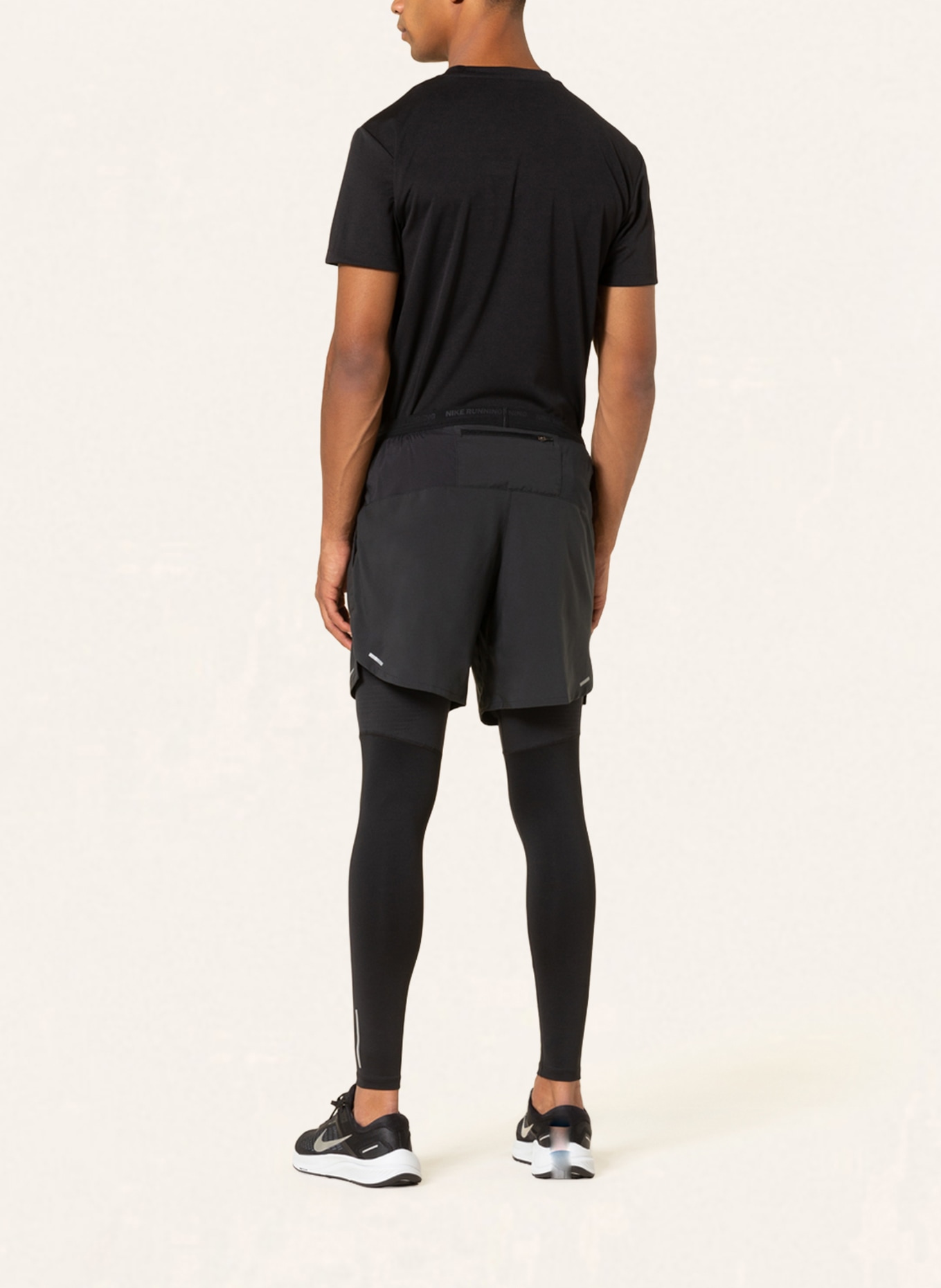 Nike Running shorts DRI-FIT STRIDE , Color: BLACK (Image 3)