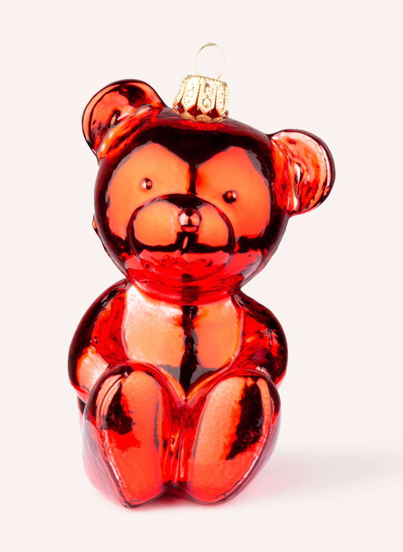 EB HOME Pendentif décoratif BREUNI OURS: ROUGE