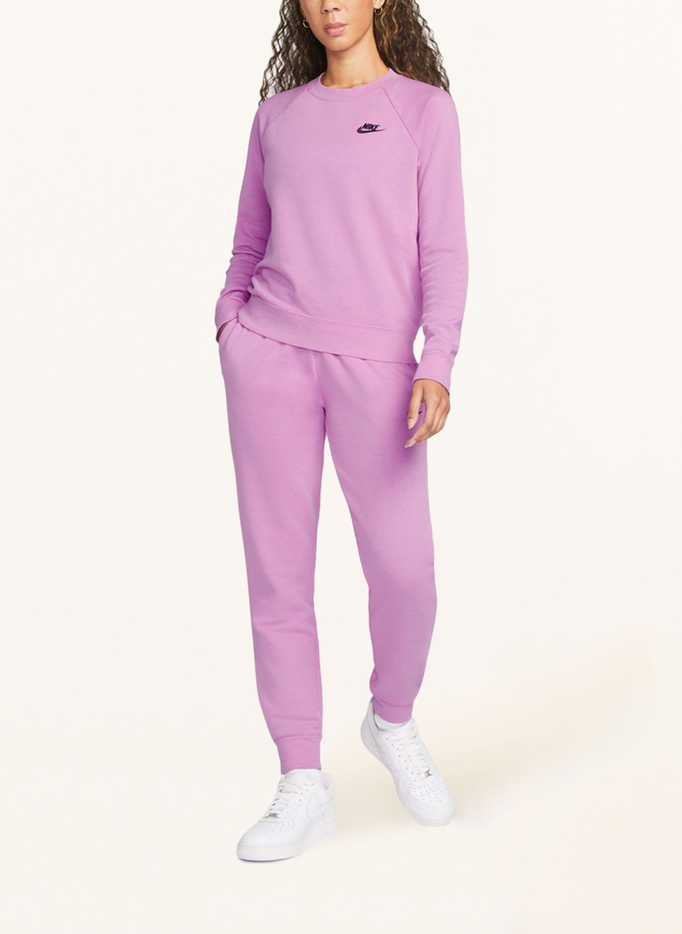 Light purple nike sweatsuit top