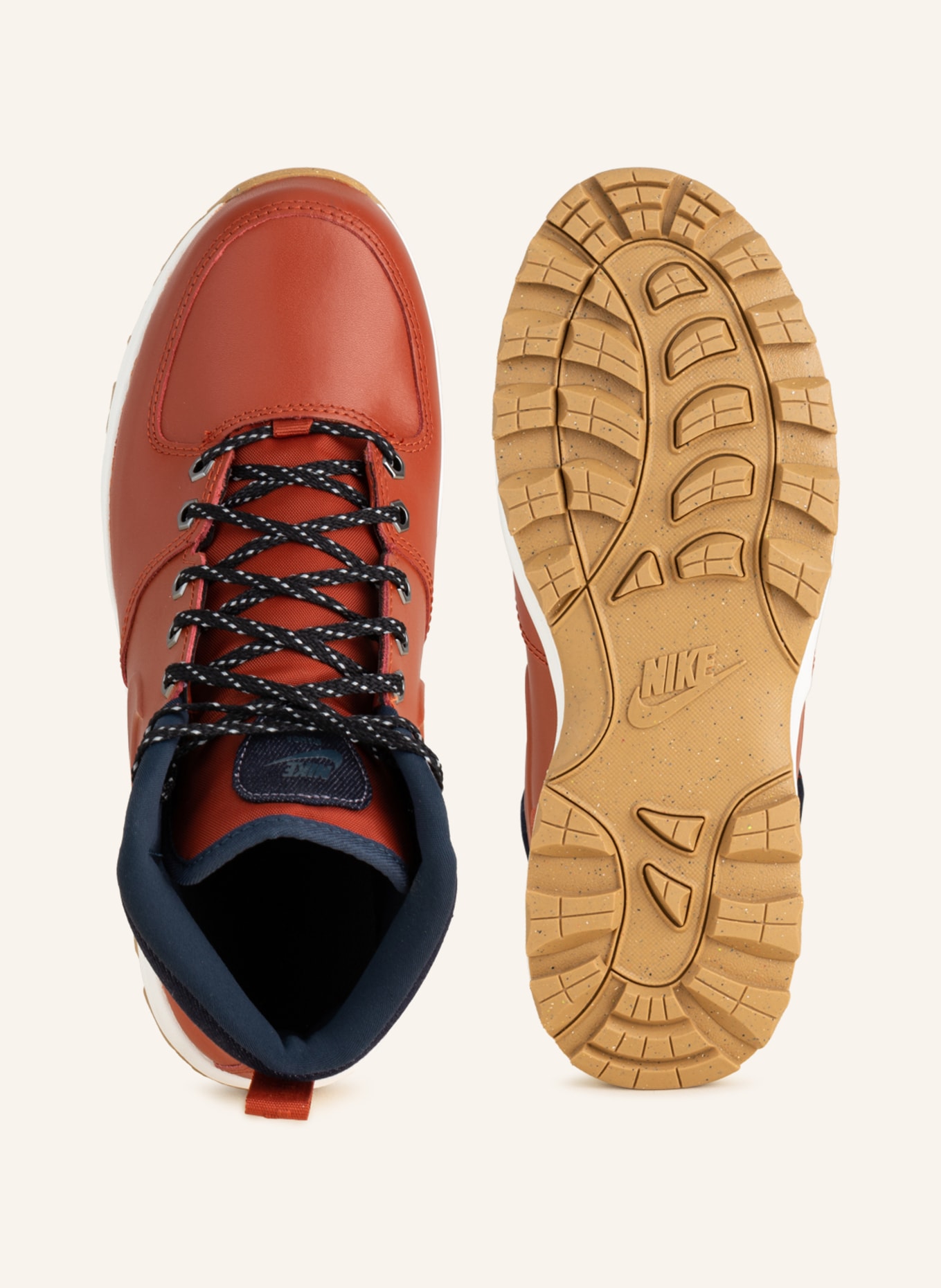 Nike Šněrovací boty MANOA LEATHER SE, Barva: TMAVĚ ORANŽOVÁ (Obrázek 5)