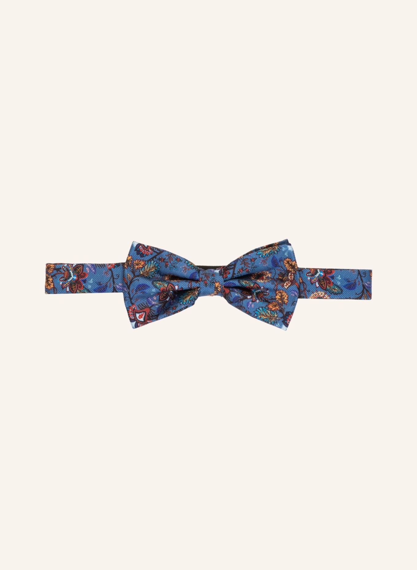 Prince BOWTIE Set: Bow tie and pocket square, Color: BLUE/ RED/ BROWN (Image 2)
