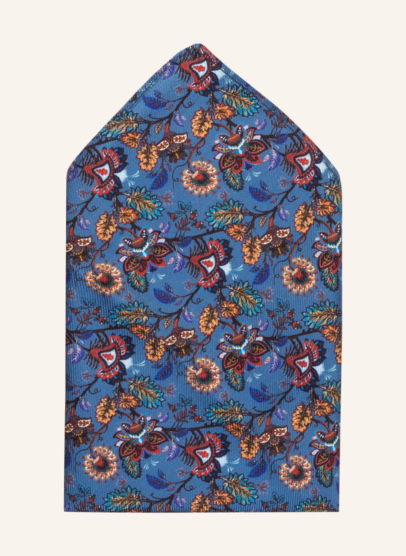 Prince BOWTIE Set: Bow tie and pocket square, Color: BLUE/ RED/ BROWN (Image 3)