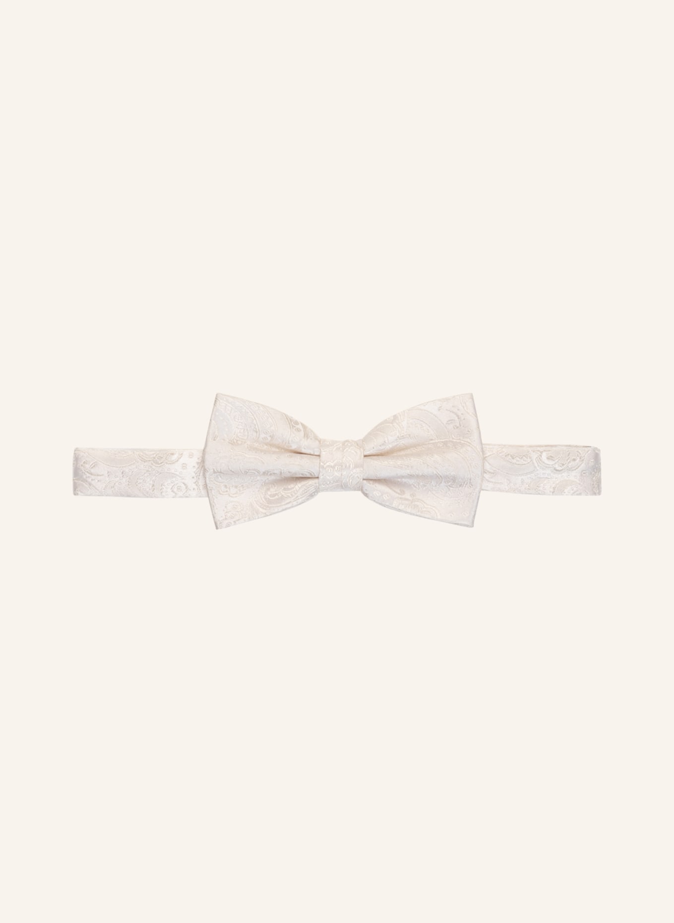 Prince BOWTIE Set: Bow tie and pocket handkerchief, Color: CREAM (Image 2)