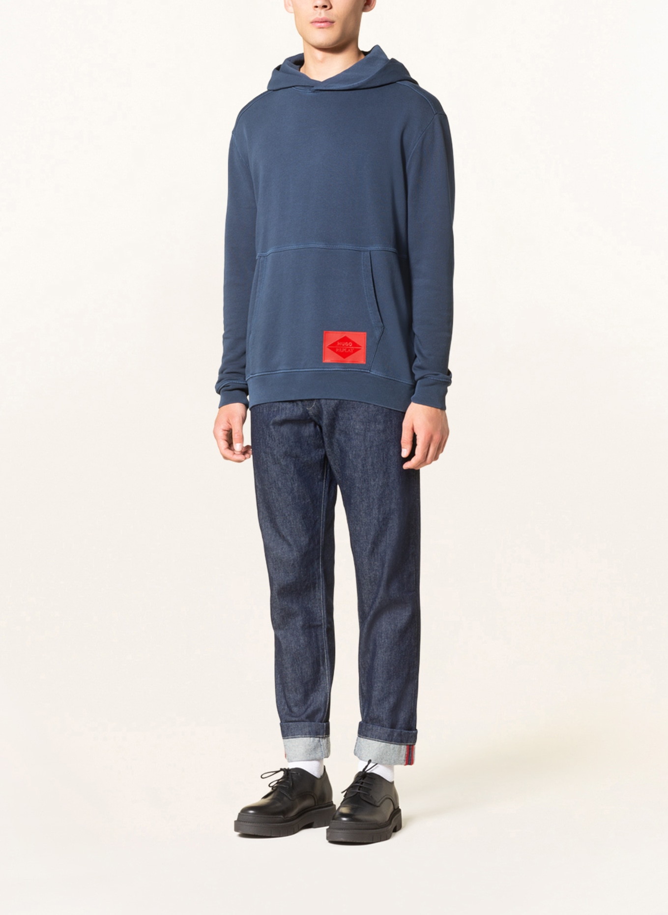 HUGO Hoodie DOODIE in blue