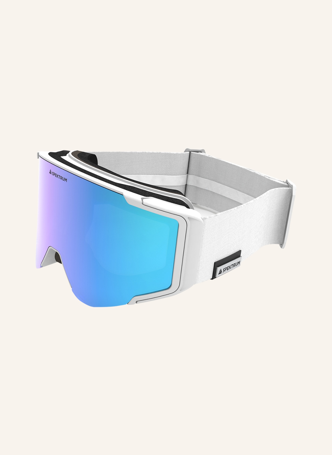 SPEKTRUM Ski goggles ÖSTRA BIO ESSENTIAL, Color: WHITE (Image 1)