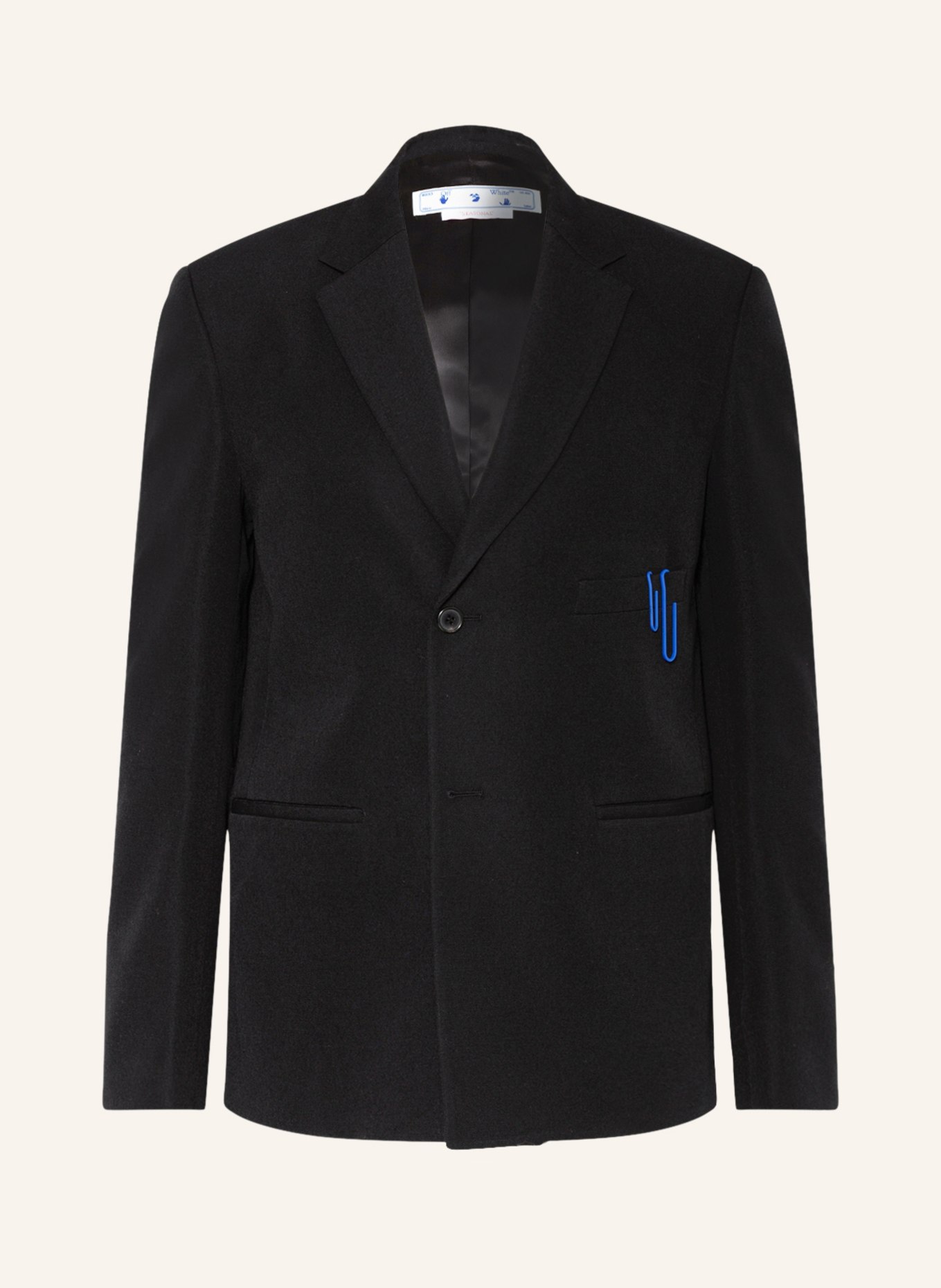 Off-White Tailored jacket regular fit , Color: BLACK (Image 1)