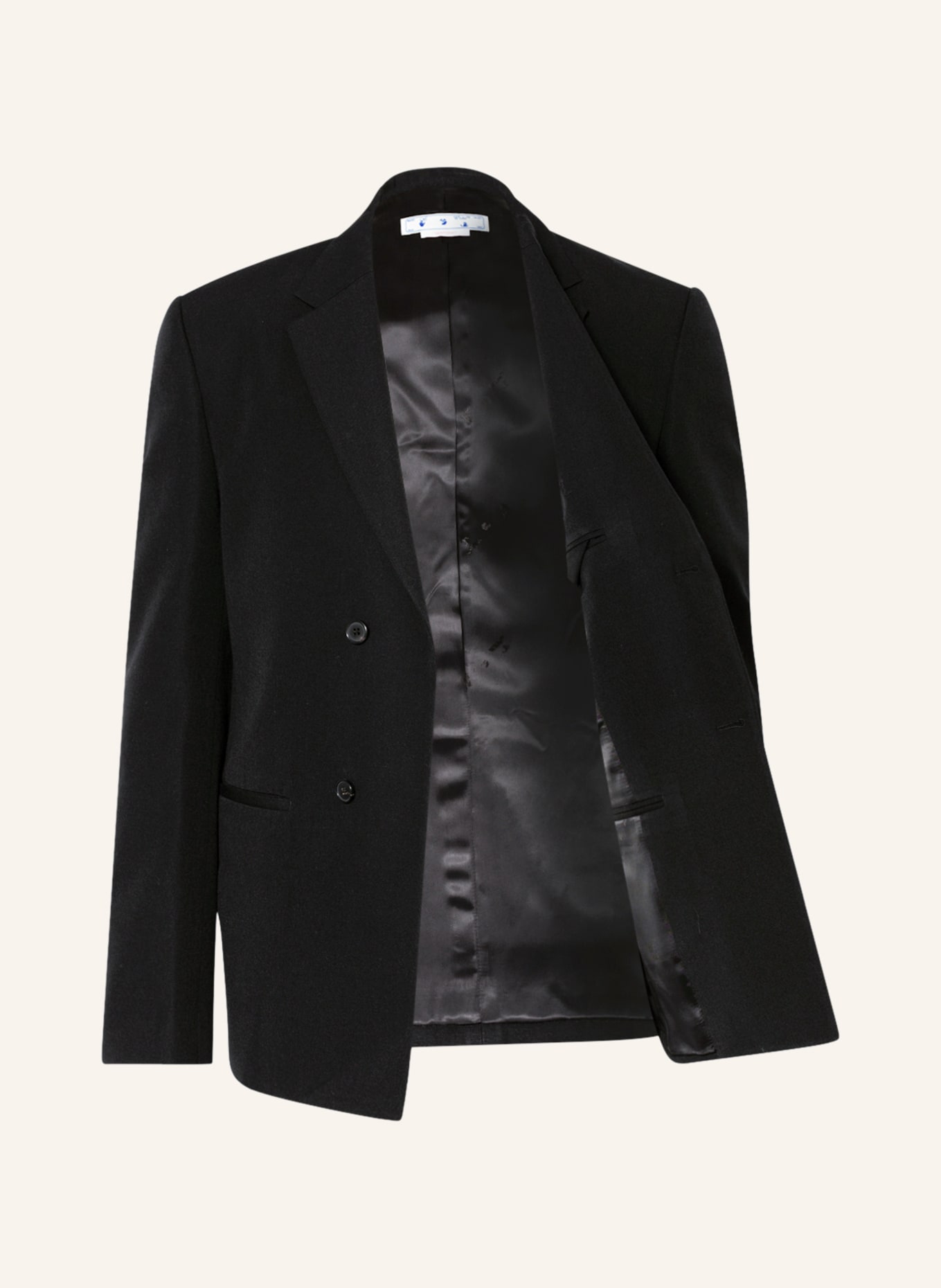 Off-White Tailored jacket regular fit , Color: BLACK (Image 4)