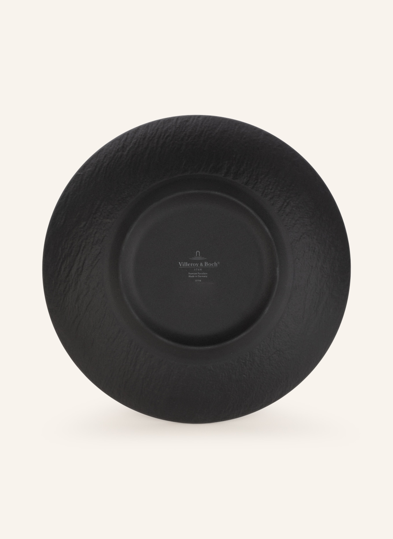 Villeroy & Boch Soup plate MANUFACTURE ROCK, Color: BLACK (Image 2)