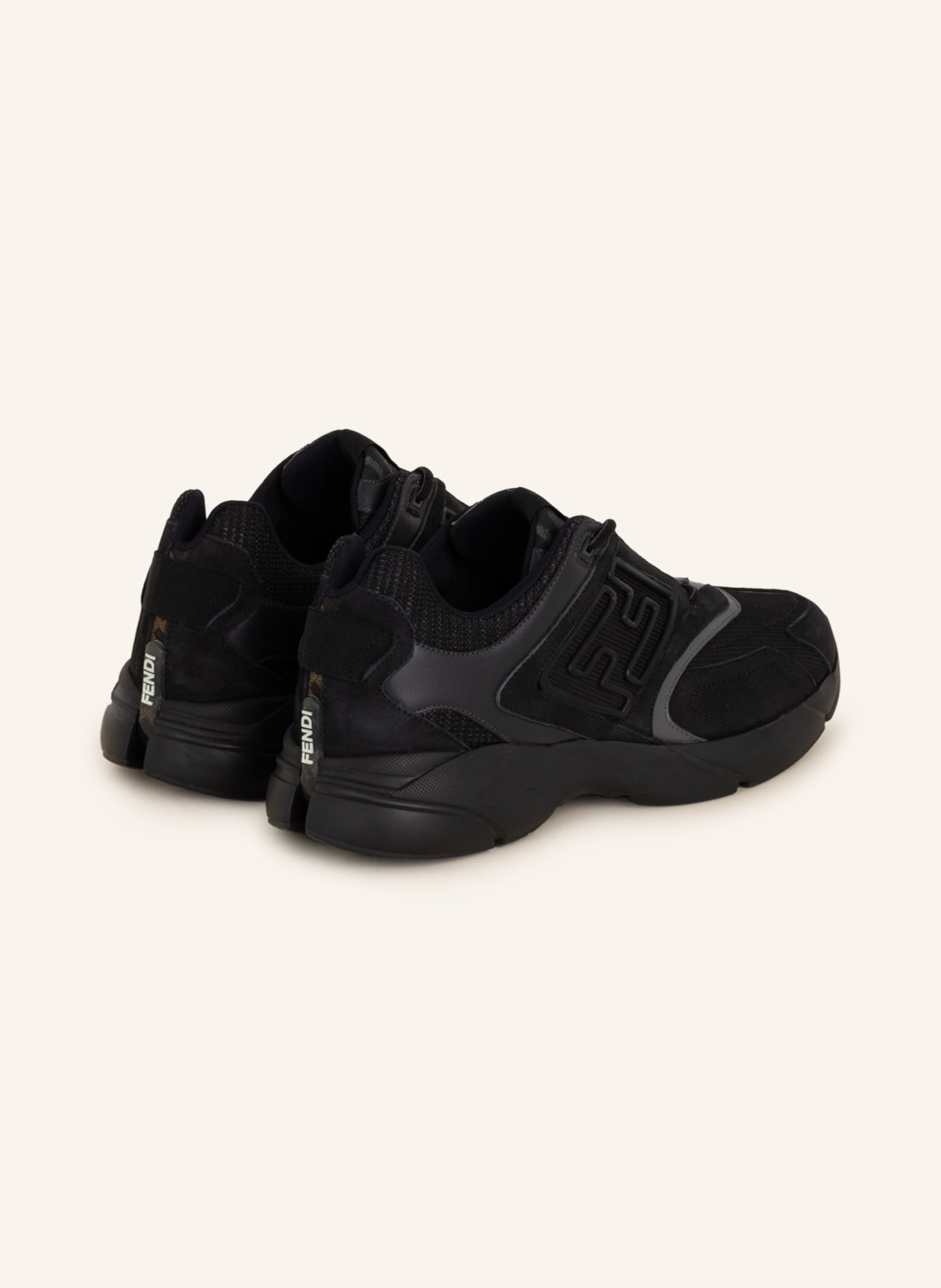 FENDI Sneakers FASTER, Color: BLACK (Image 2)