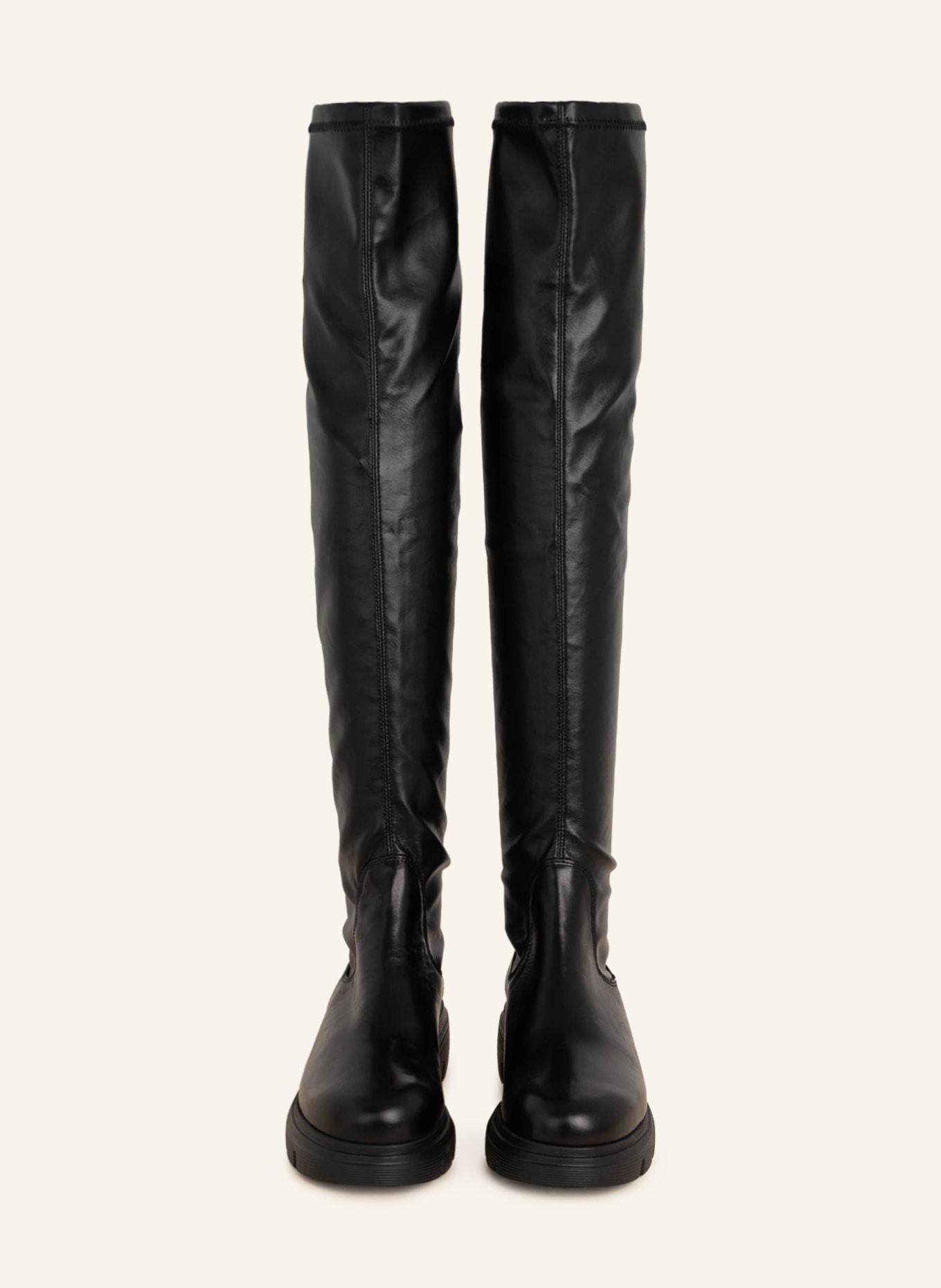 paul green Over the knee boots, Color: BLACK (Image 3)