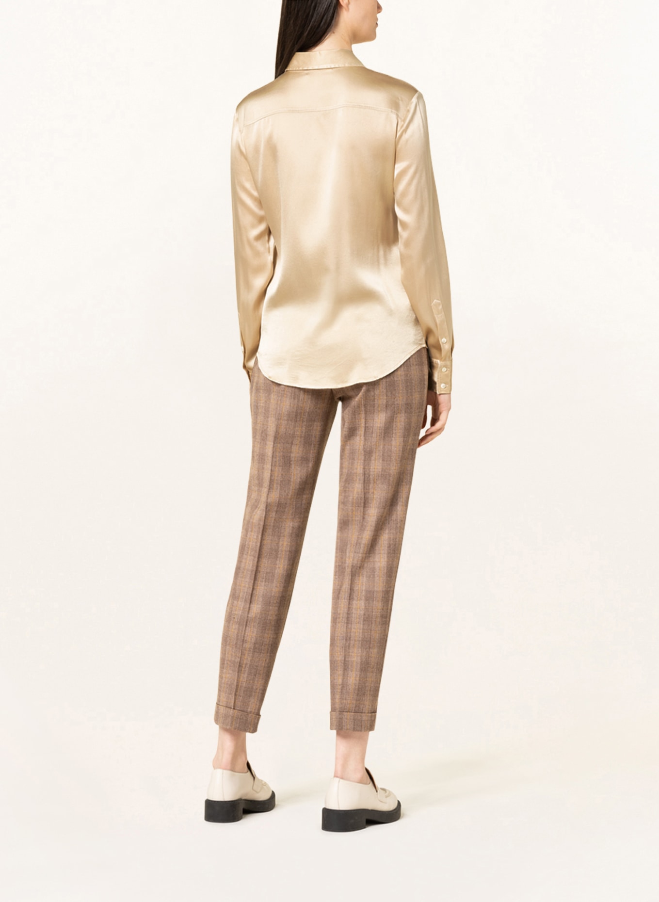 ANTONELLI firenze Shirt blouse in silk, Color: CREAM (Image 3)