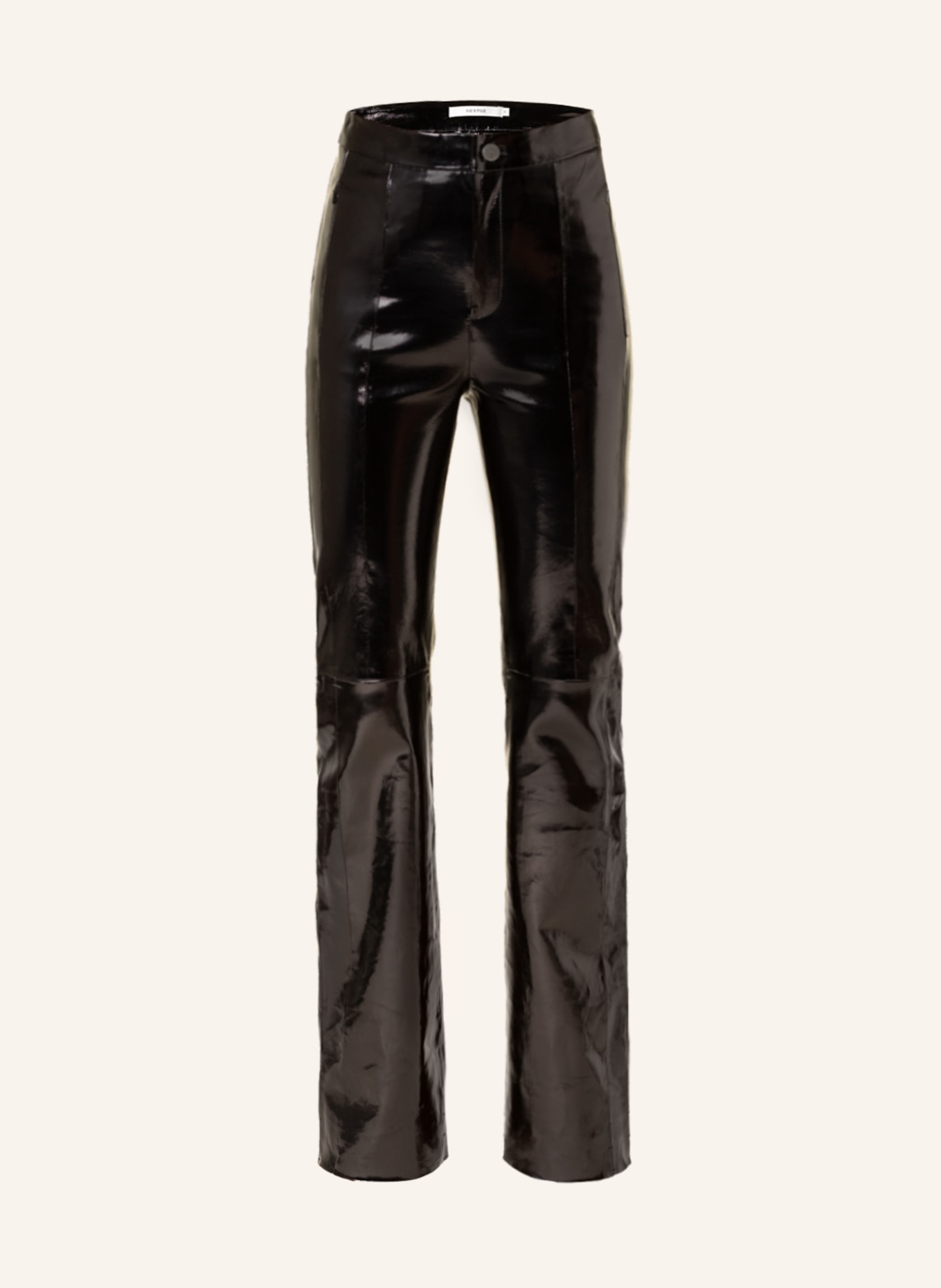 GESTUZ Leather pants GOCHA, Color: BLACK (Image 1)