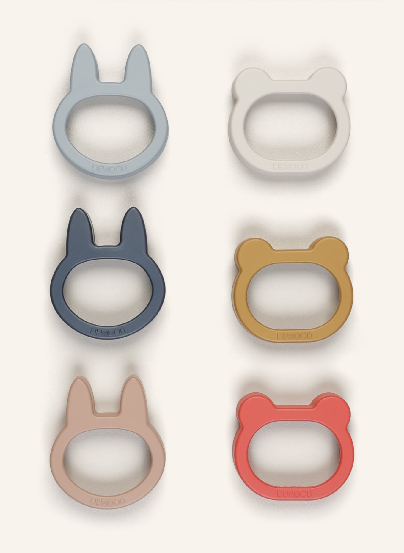 LIEWOOD 6er-Set Keksformen SVEND: 6017 Classic multi mix