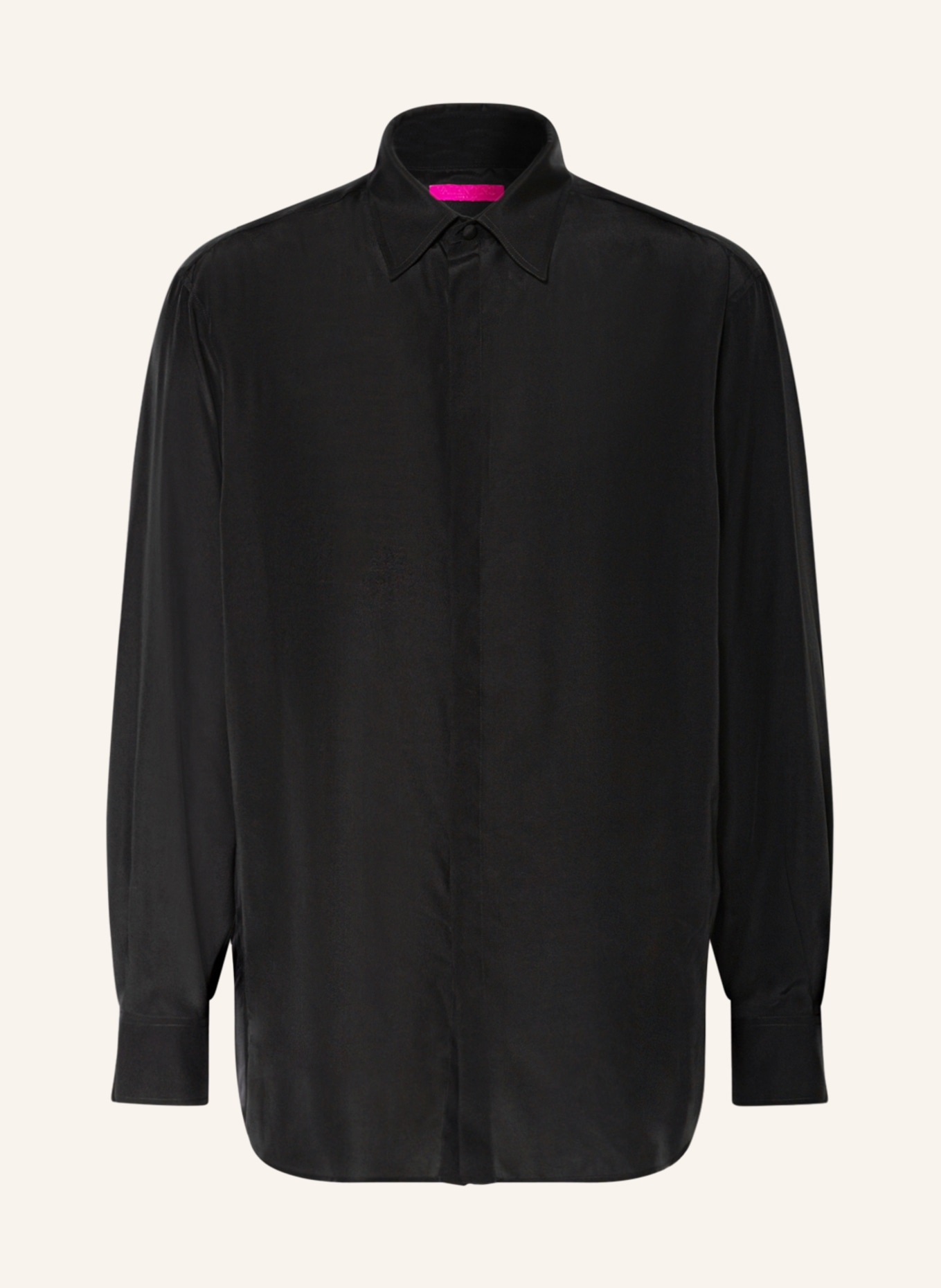 VALENTINO Hedvábná košile Regular Fit , Barva: ČERNÁ (Obrázek 1)