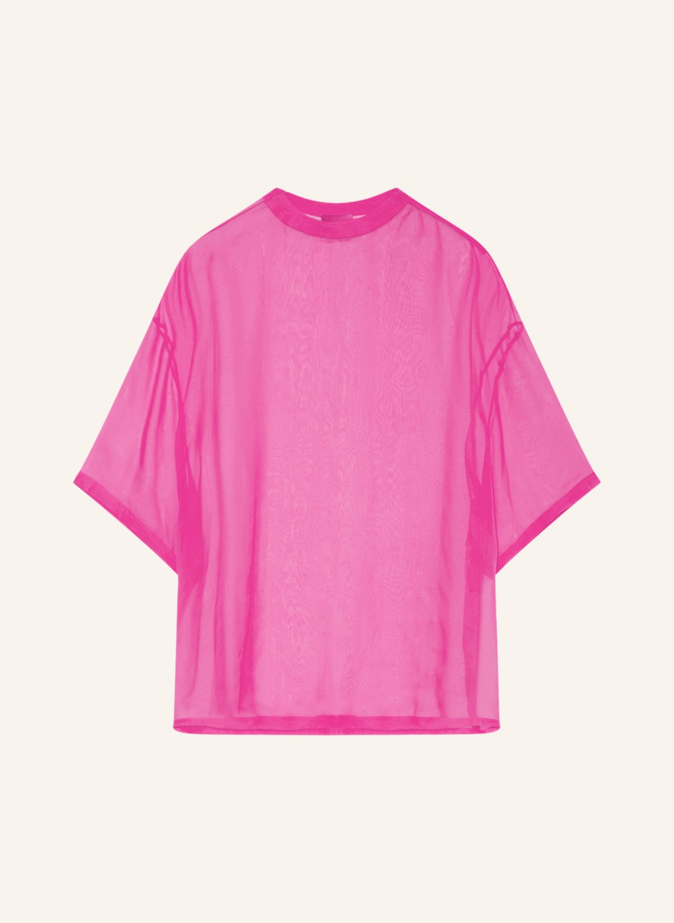 VALENTINO T-Shirt aus Seide , Farbe: PINK (Bild 1)
