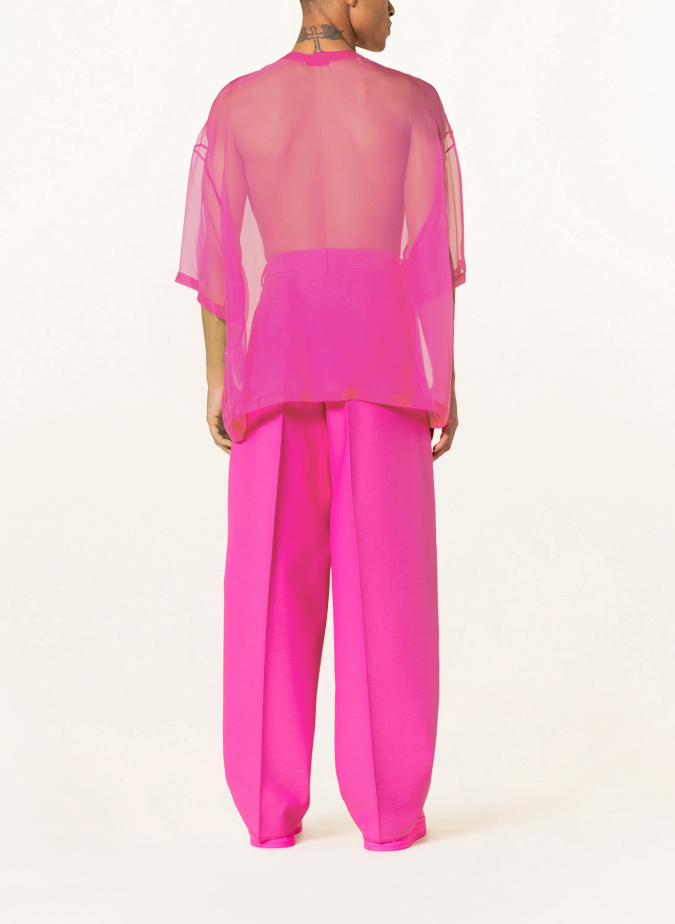 VALENTINO T-shirt made of silk , Color: PINK (Image 3)