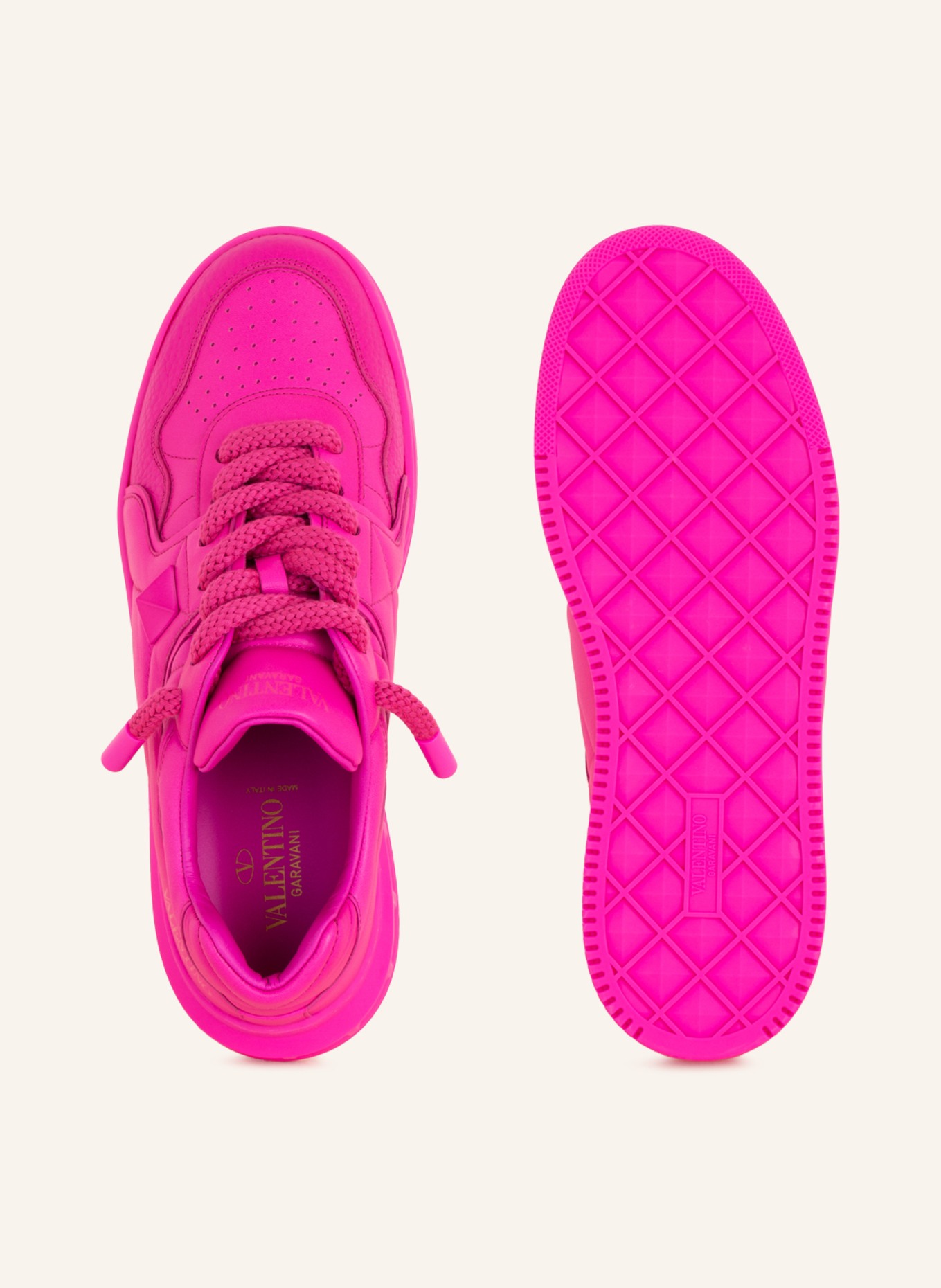 VALENTINO GARAVANI Sneakers ONE STUD, Color: NEON PINK (Image 5)