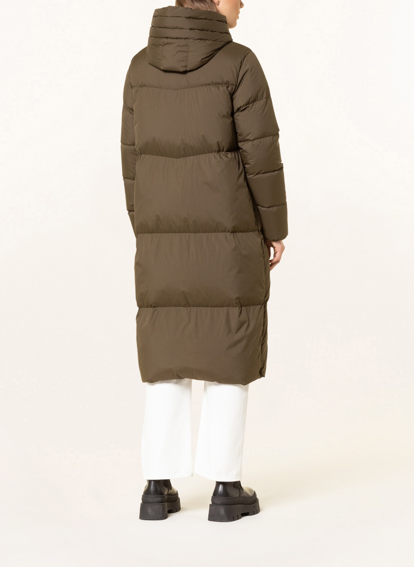HEYER Lightweight down coat ABIGAIL, Color: OLIVE (Image 3)