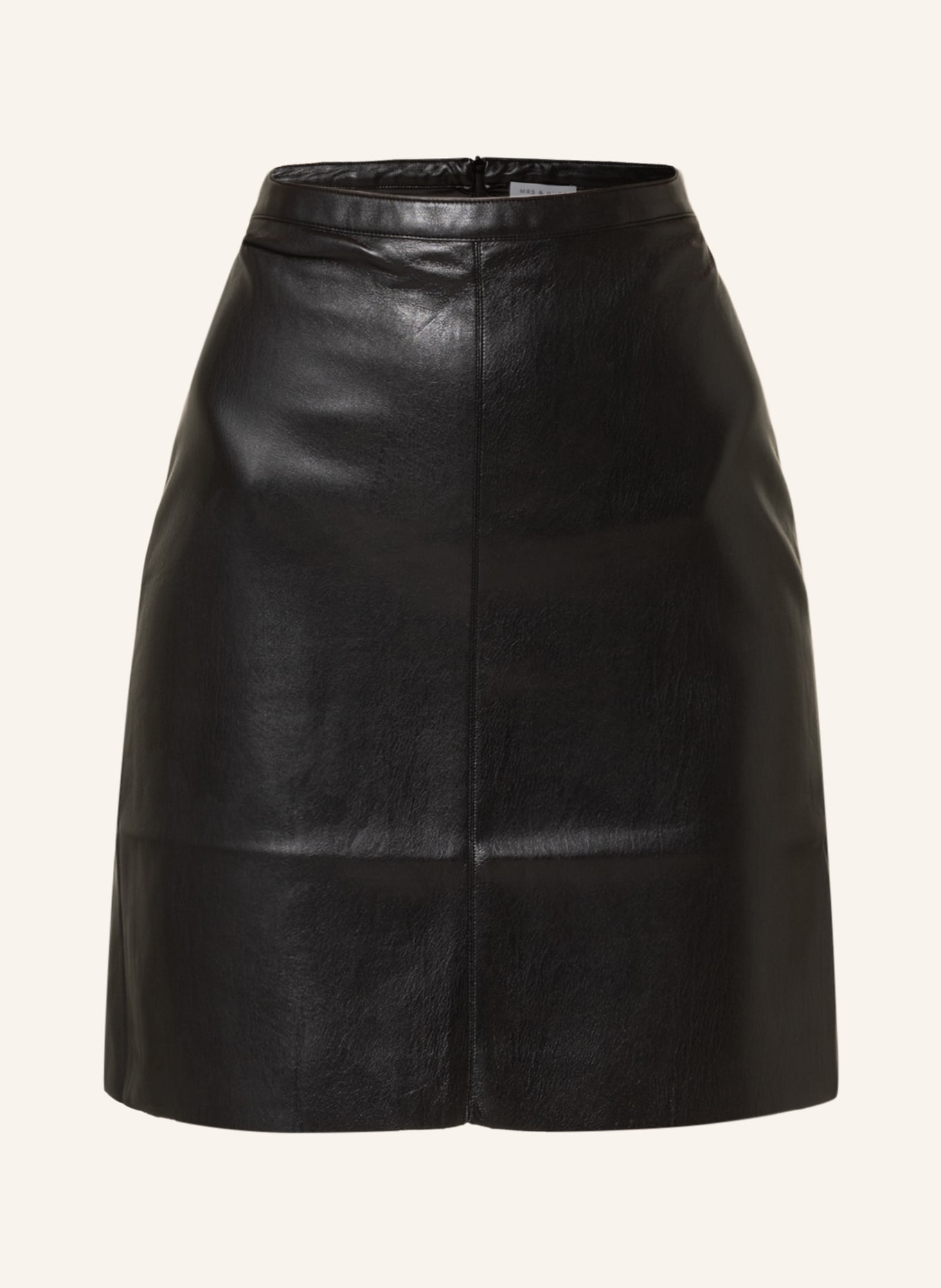 MRS & HUGS Skirt in leather look, Color: BLACK (Image 1)