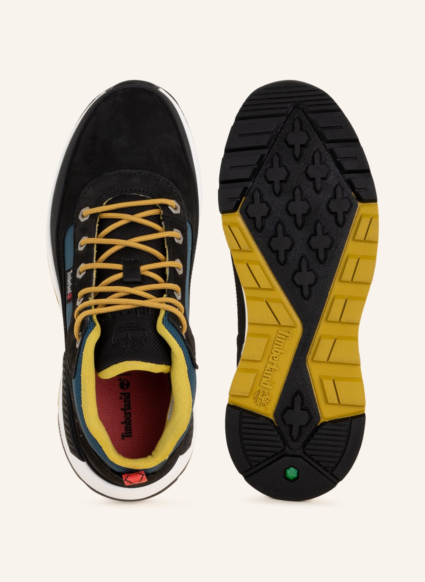 Timberland Boots FIELD TREKKER, Farbe: SCHWARZ/ DUNKELGELB/ PETROL (Bild 5)