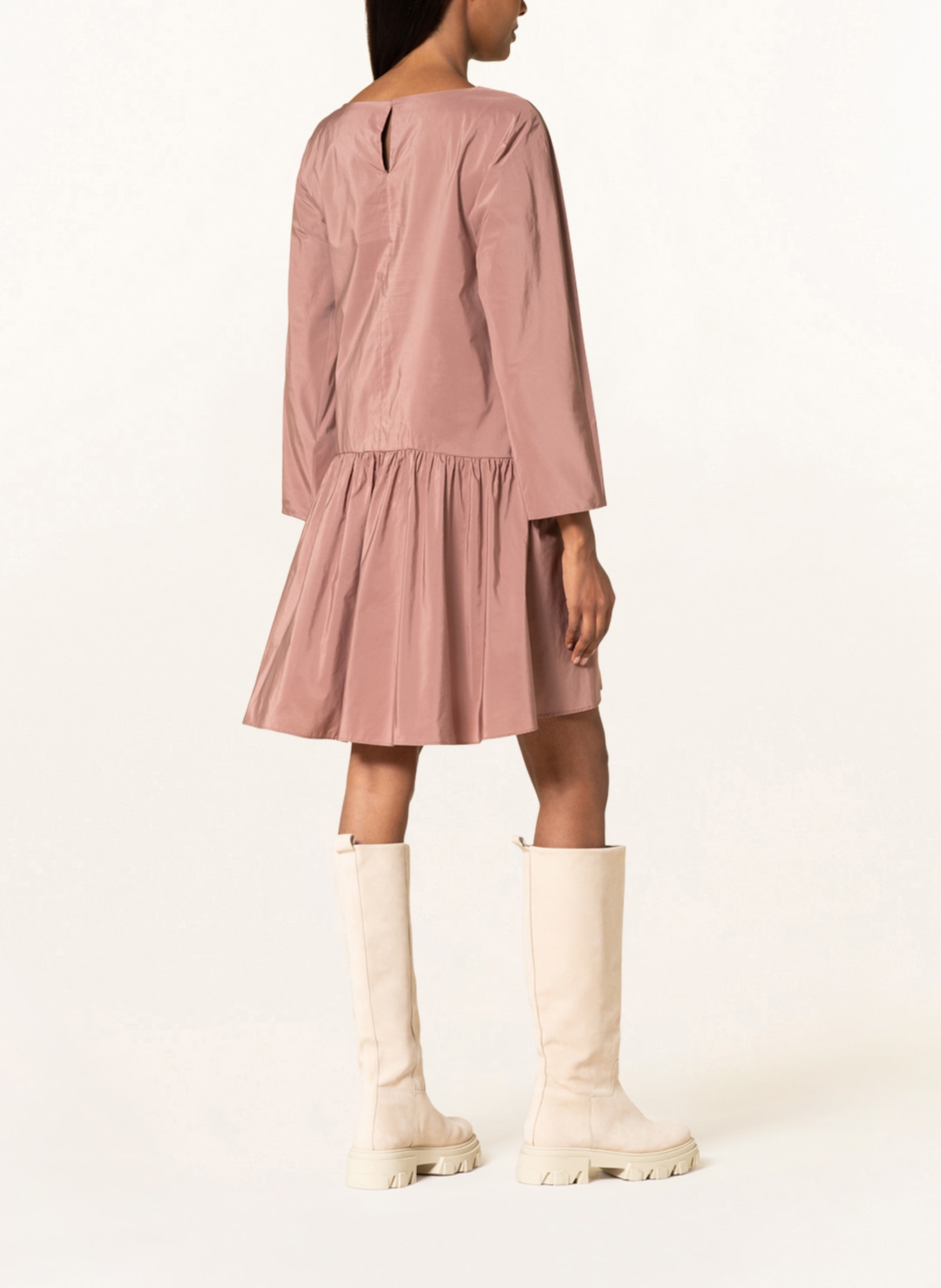 WEEKEND MaxMara Kleid SALVO mit Volants, Farbe: ALTROSA (Bild 3)