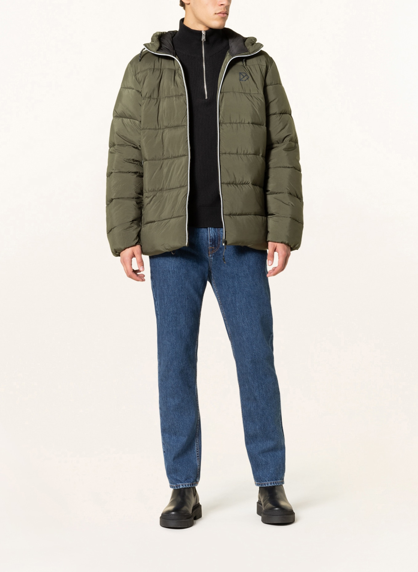 DIDRIKSONS Quilted jacket RABAR, Color: OLIVE (Image 2)