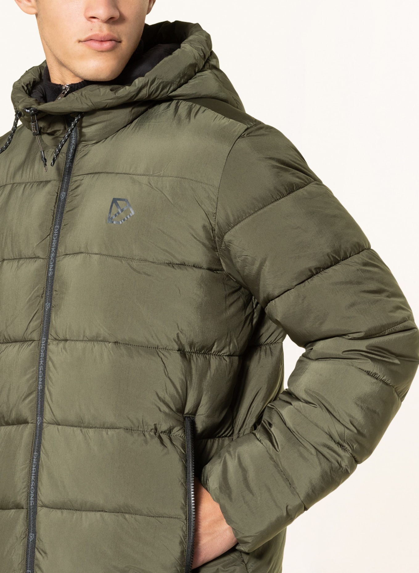 DIDRIKSONS Quilted jacket RABAR, Color: OLIVE (Image 5)