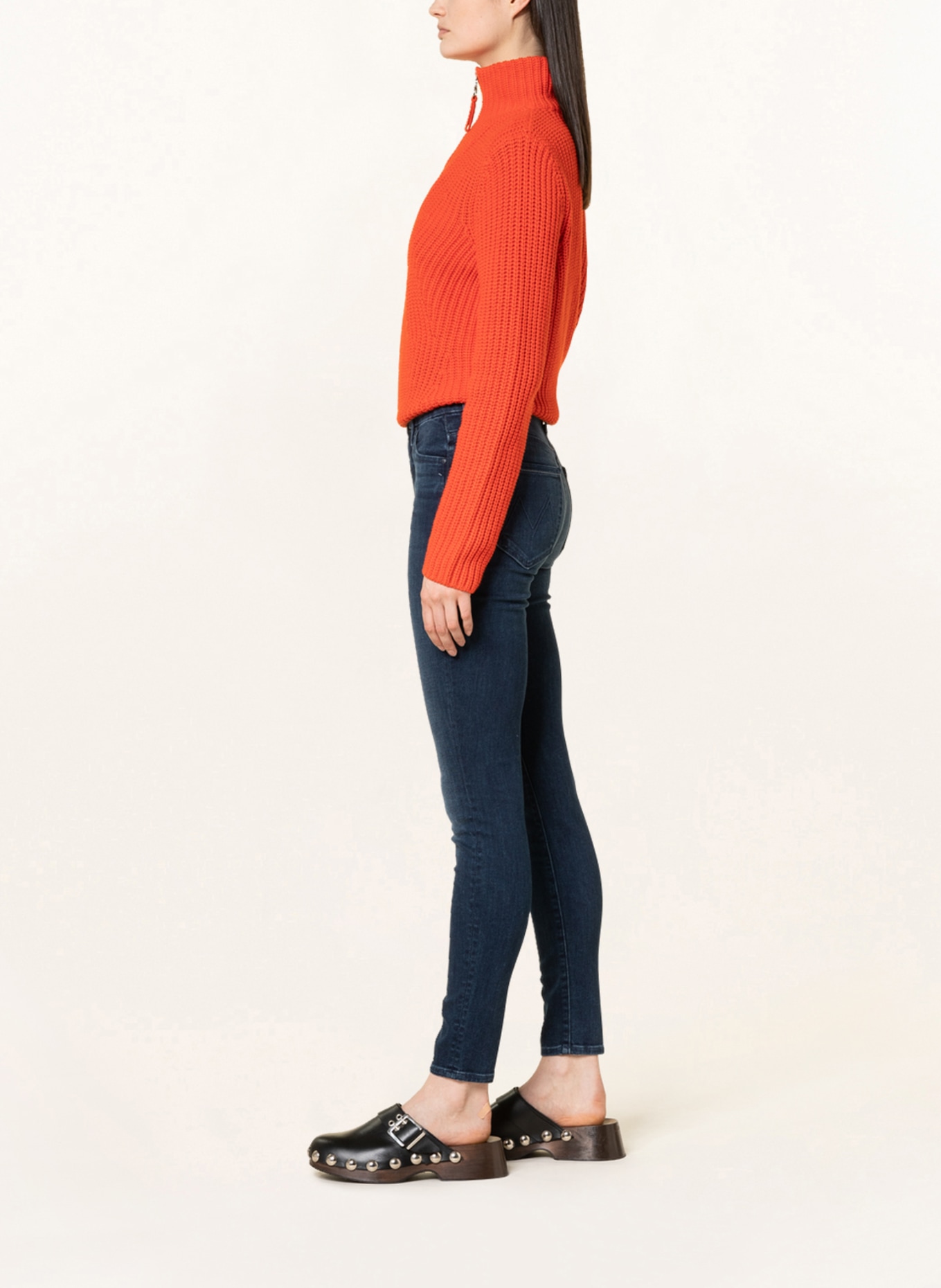 MOTHER Skinny Jeans HIGH WAISTED LOOKER, Farbe: GFY dublau (Bild 4)