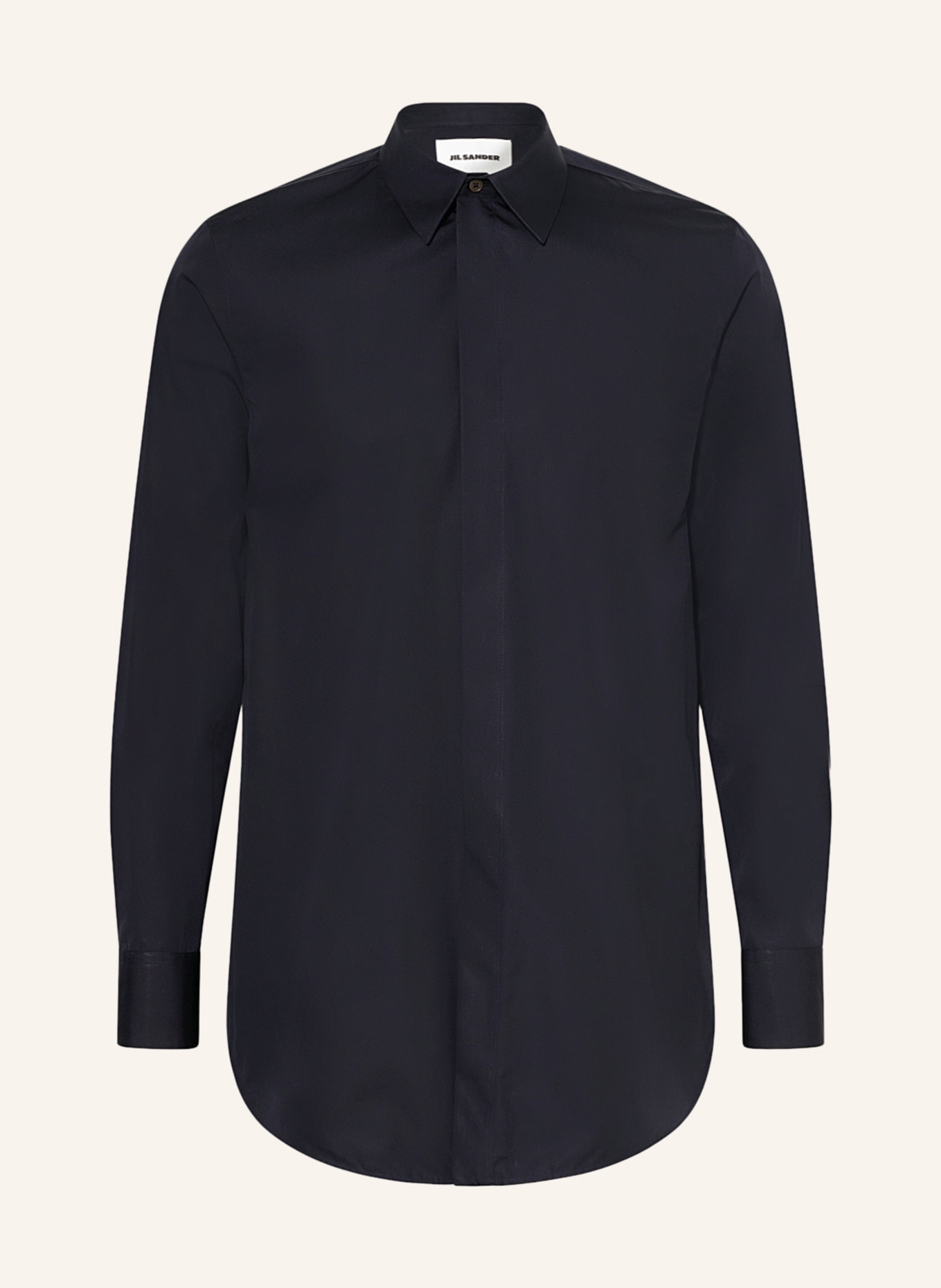 JIL SANDER Shirt regular fit in dark blue