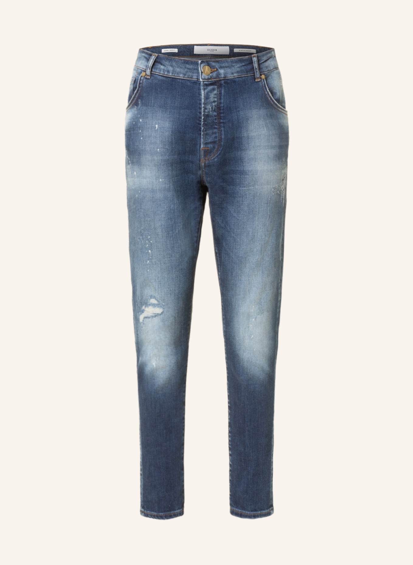 GOLDGARN DENIM Jeans NECKARAU Twisted Fit, Farbe: 1090 MID BLUE (Bild 1)