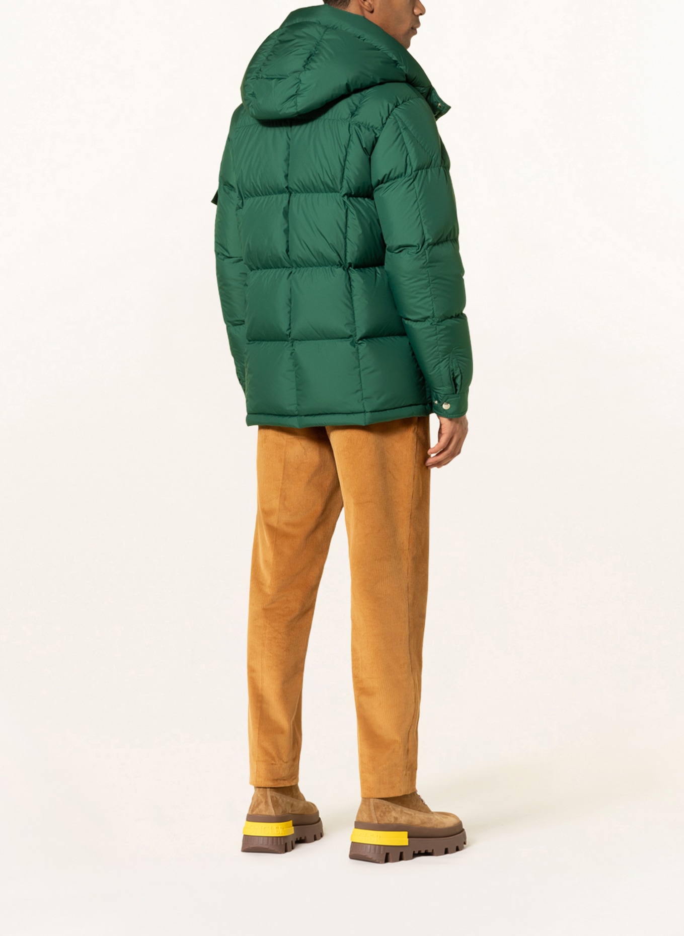 MONCLER Down jacket MARIVELES with removable hood , Color: GREEN (Image 3)