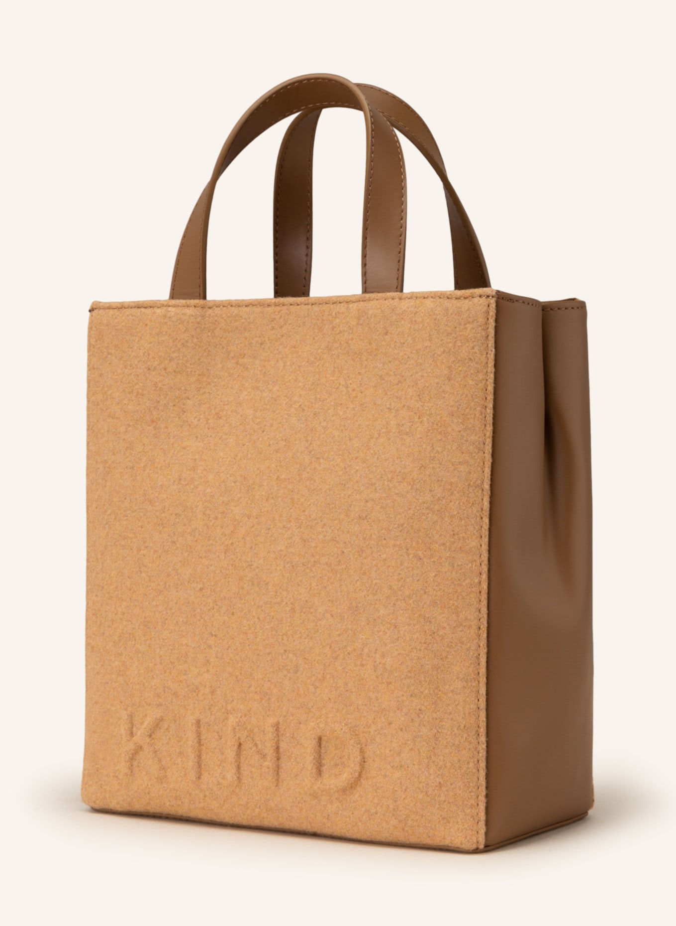 LIEBESKIND Handbag PAPERBAG SMALL in camel brown