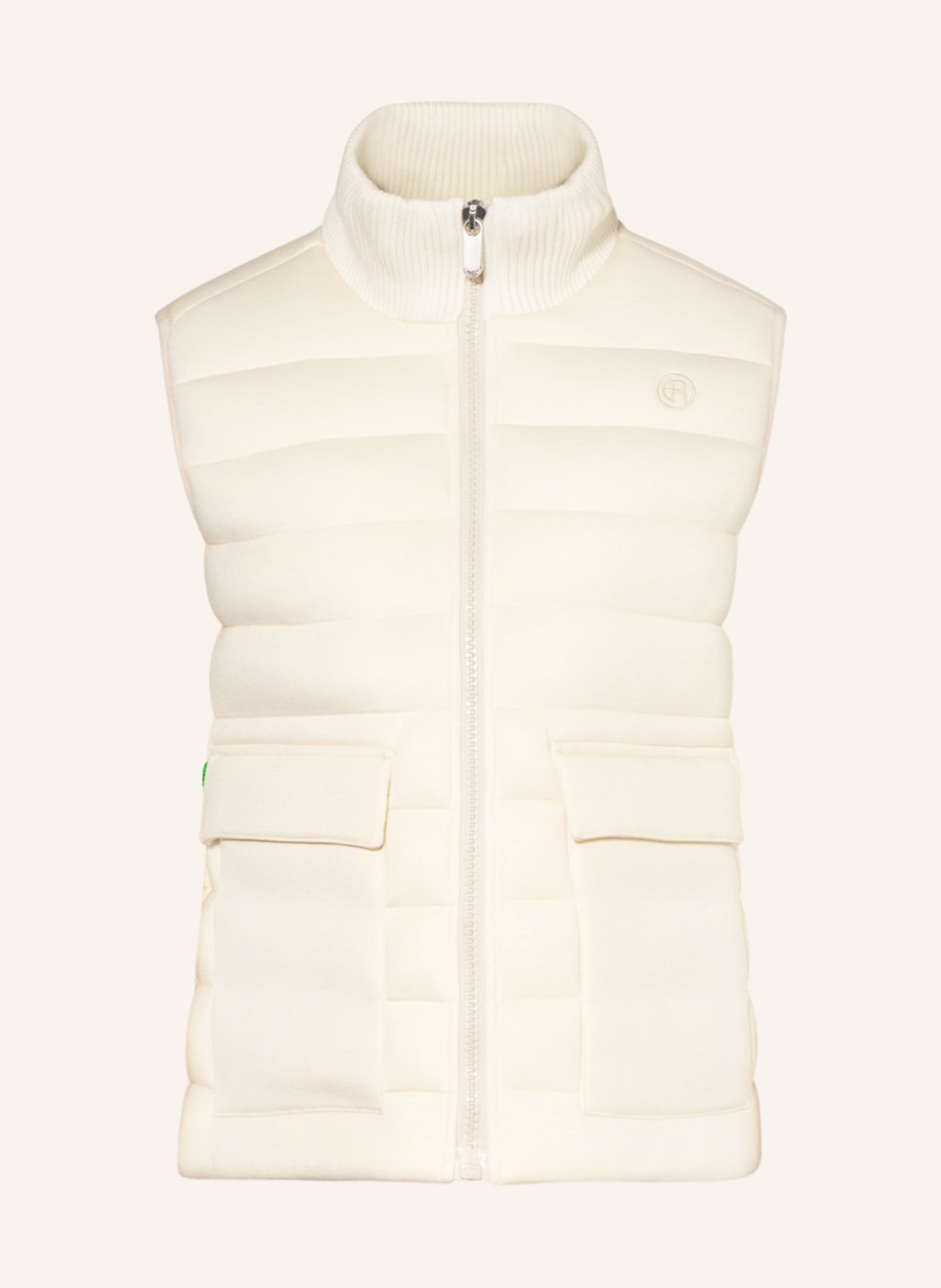 ELIAS RUMELIS Quilted vest, Color: CREAM (Image 1)