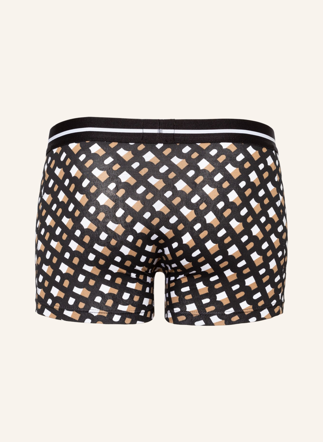 BOSS 3-pack boxer shorts BOLD DESIGN, Color: BLACK/ BEIGE/ WHITE (Image 2)