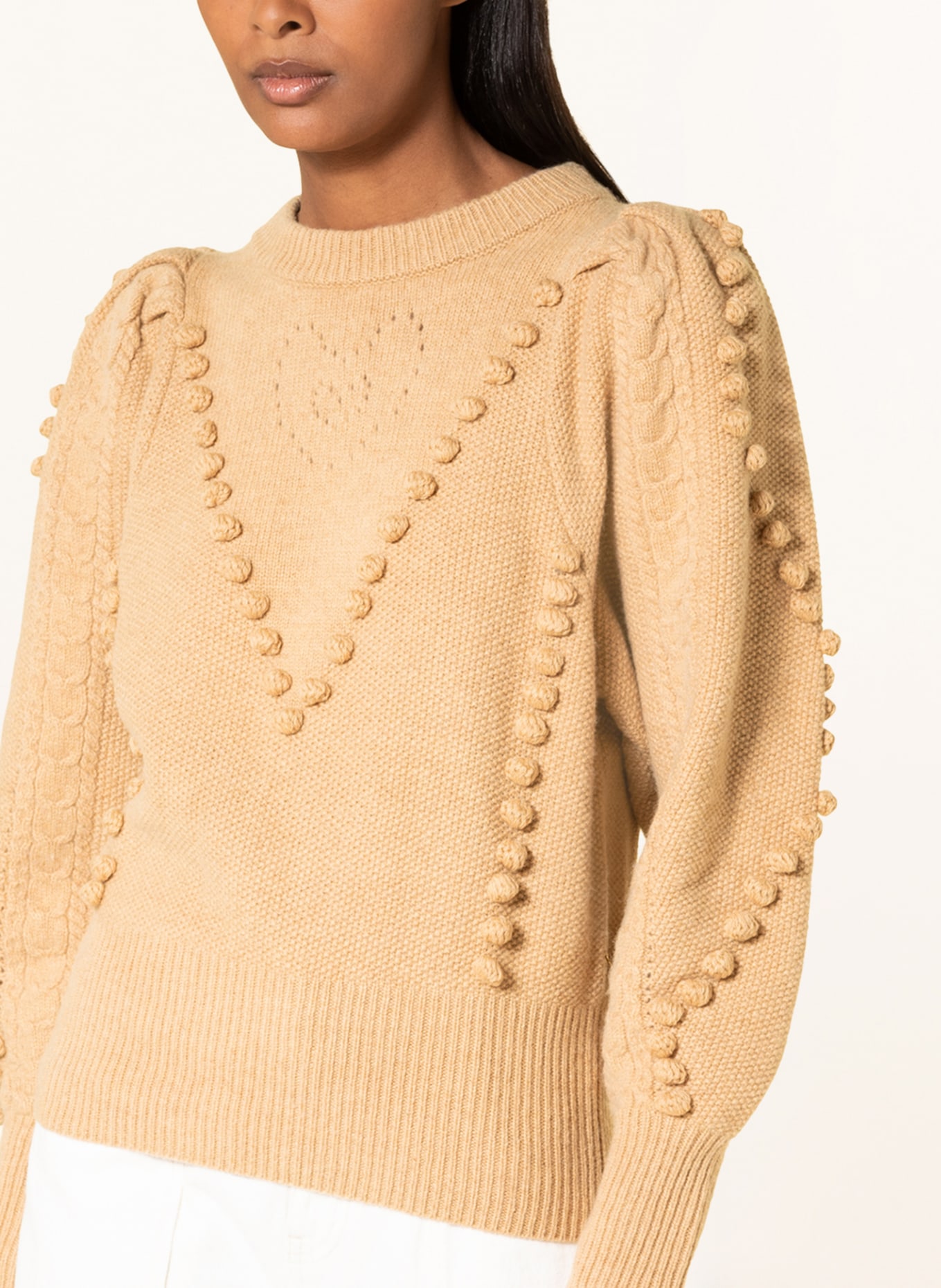 FABIENNE CHAPOT Sweter POPPY, Kolor: CAMELOWY (Obrazek 4)