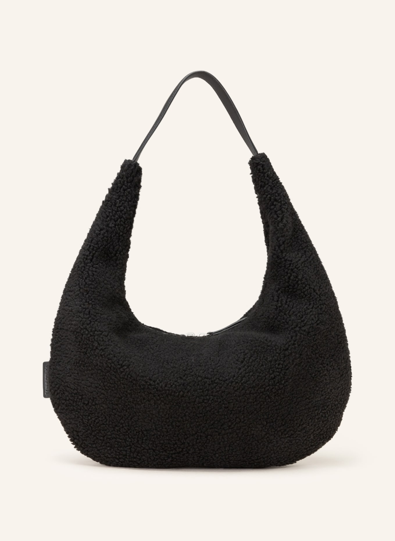 Marc O'Polo Hobo bag in teddy , Color: BLACK (Image 1)